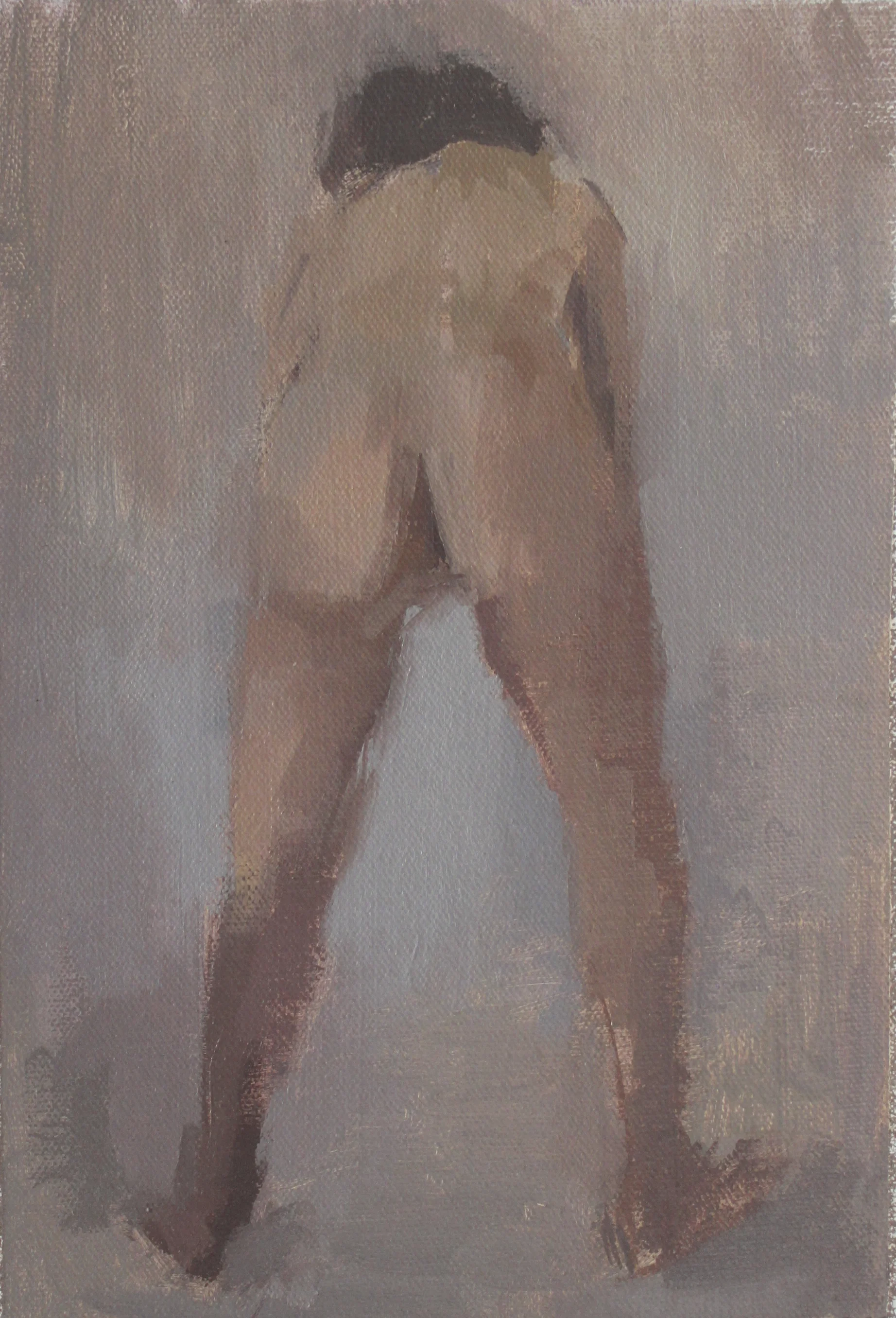 back oil on canvas 6x9" 2012 available