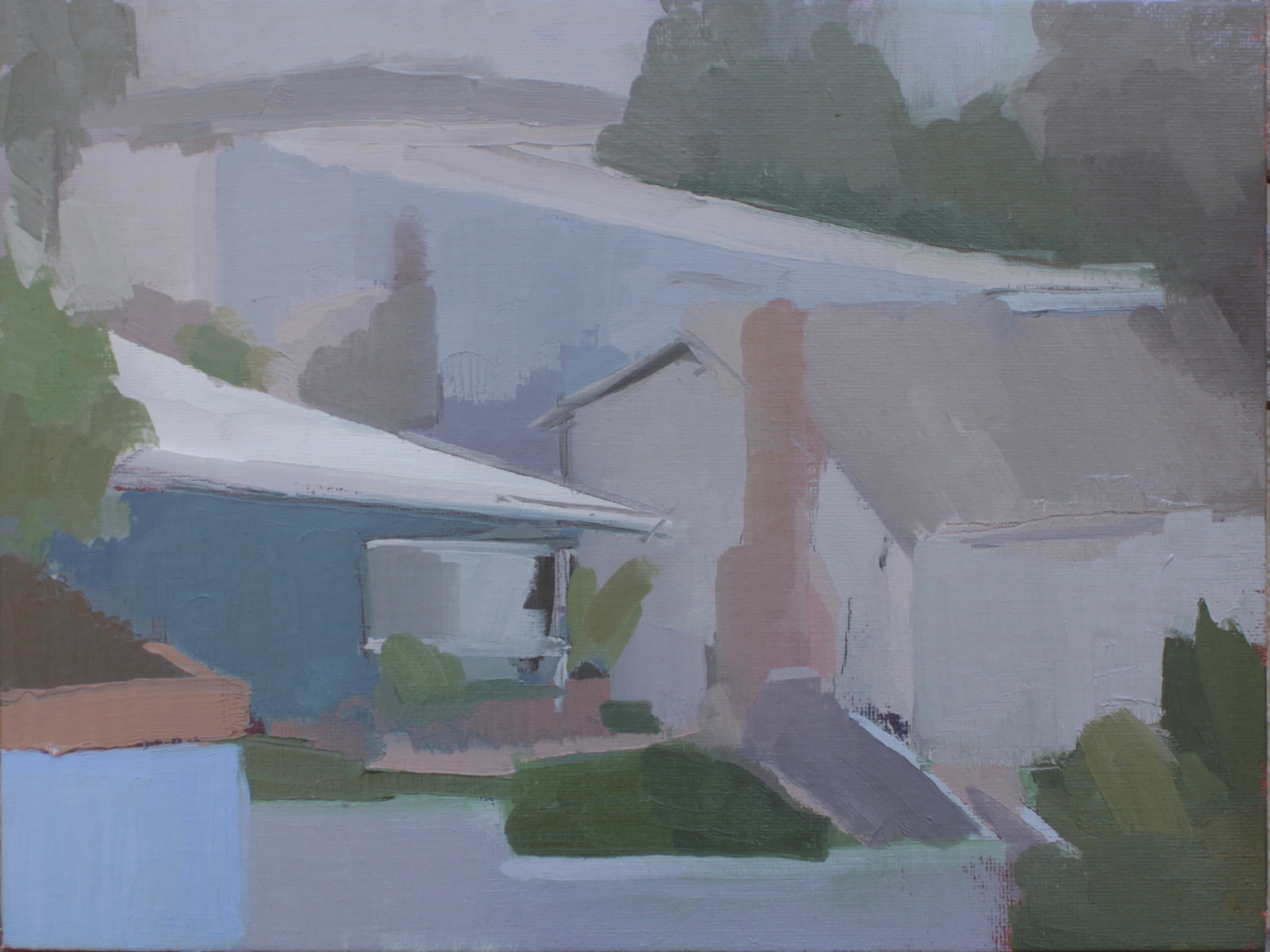    fairview     oil on canvas 9x12" 2013  private collection Encino, CA 