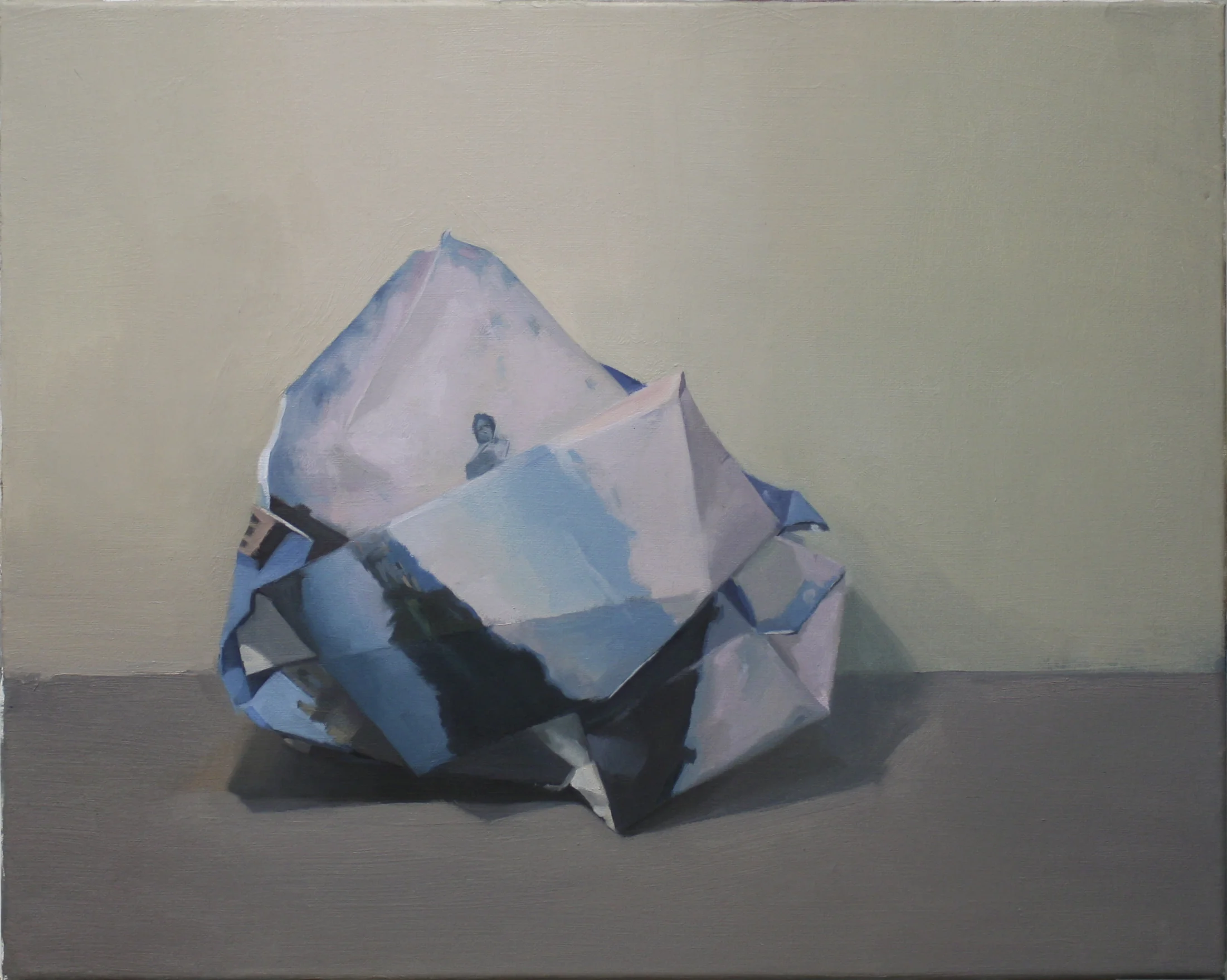 still life with dante oil on mounted canvas 16x20" 2011