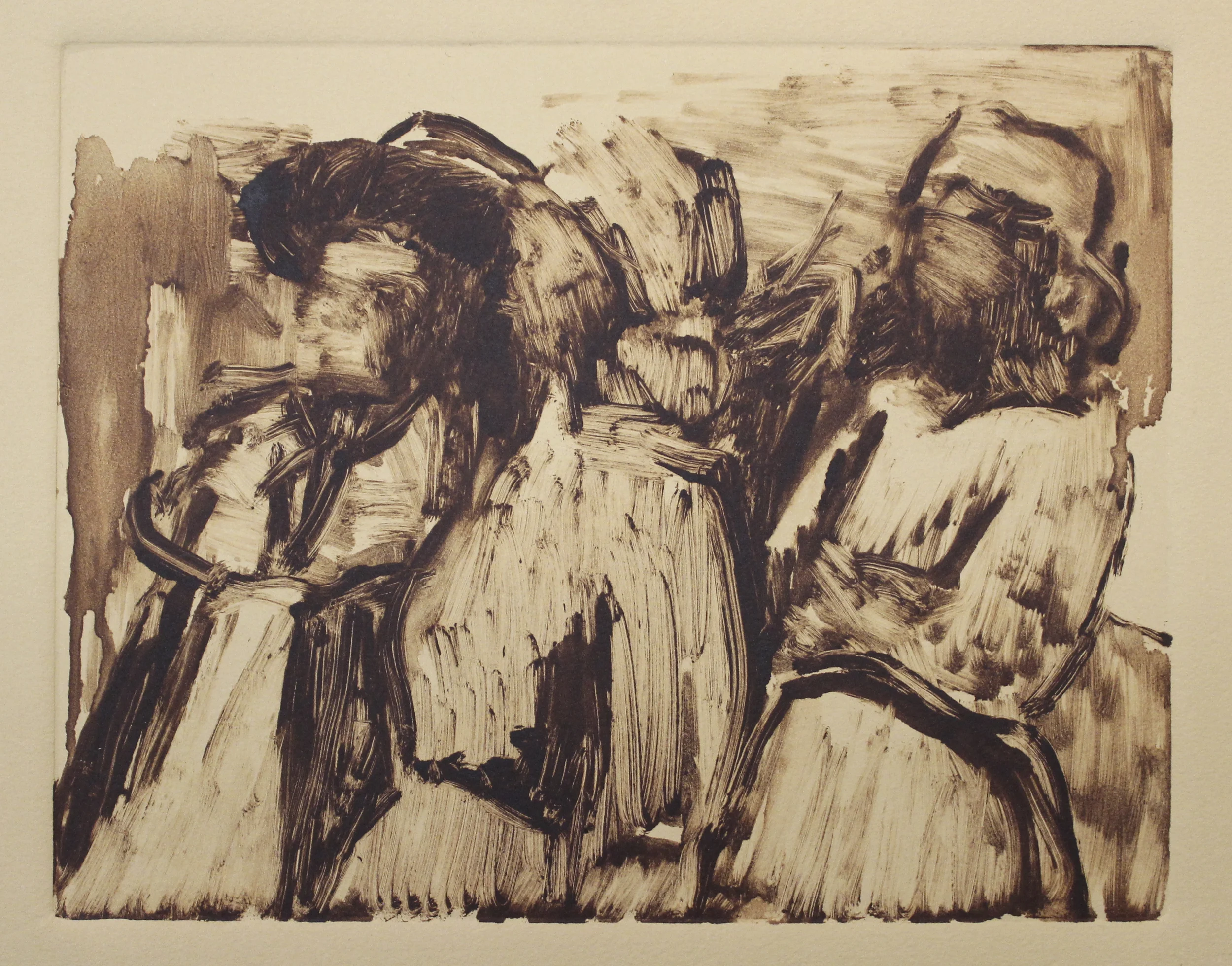 frontier ladies ink on paper 9.75x7.5" 2016