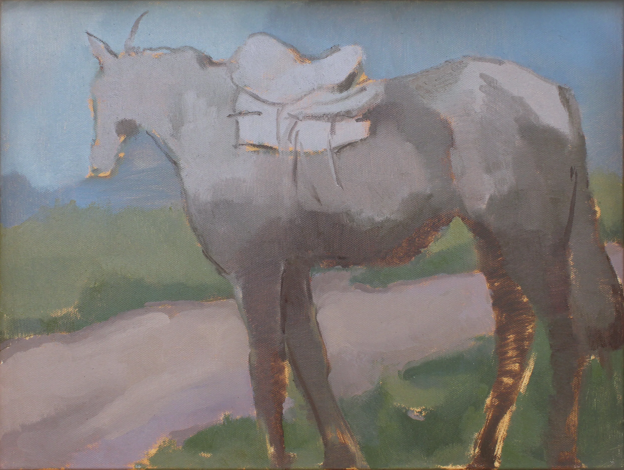 Laredo oil on canvas 16x12" 2015 private collection New York