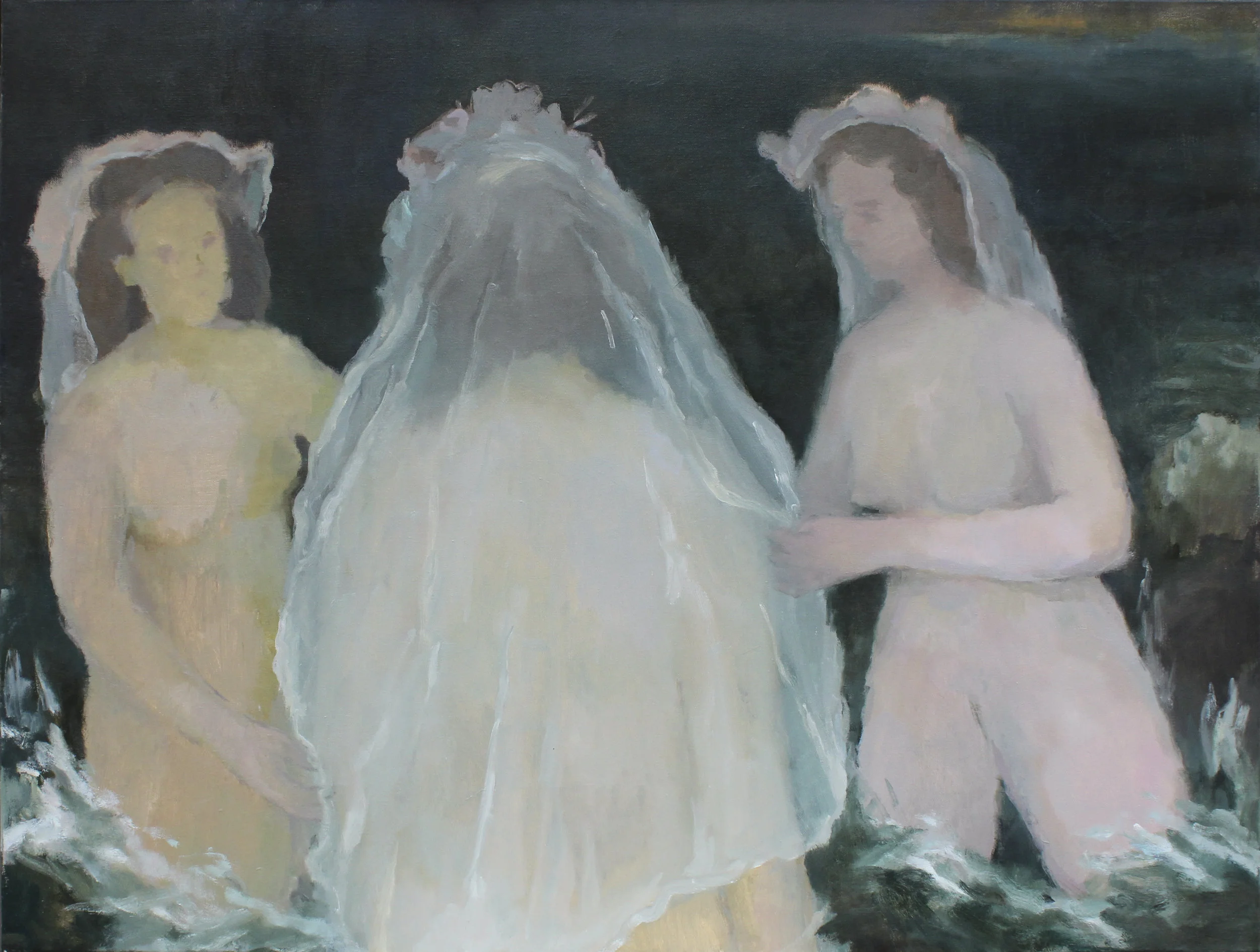 sirens oil on canvas 30x40" 2017 private collection Naples, FL