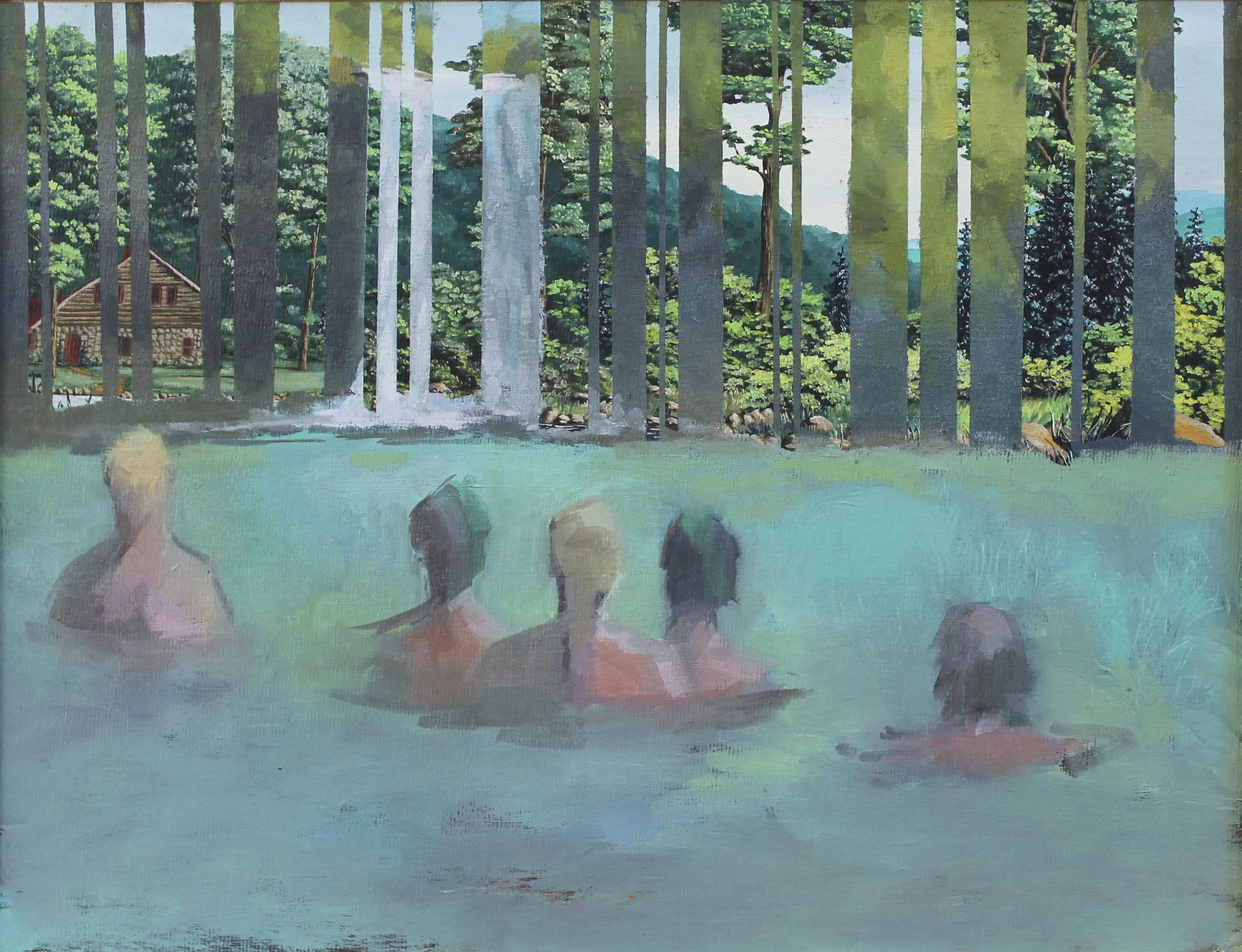 pastoral mirage oil on canvas 18x24” 2017 purchase