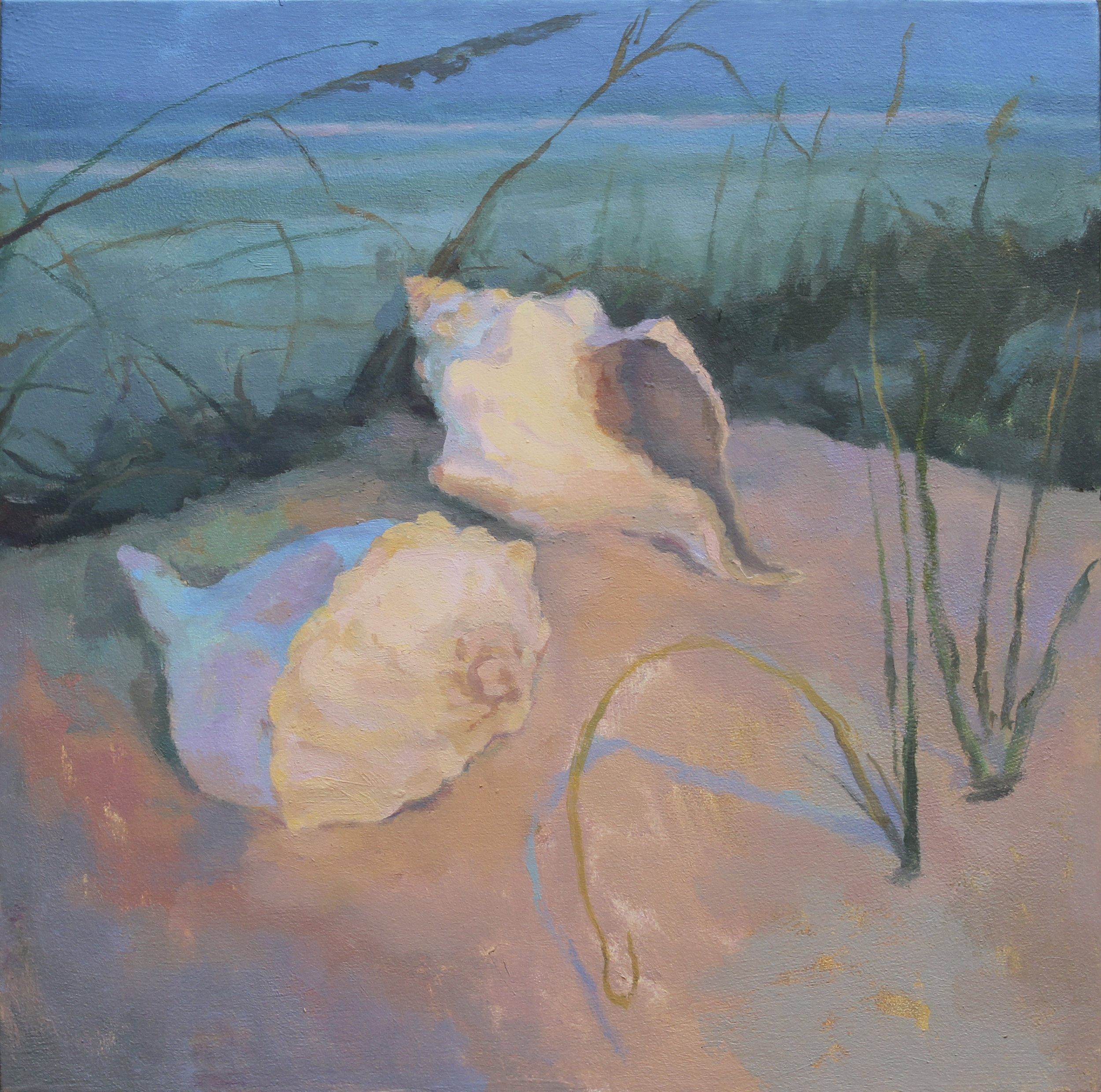    thinking of you     oil on canvas 14x14” 2018  private collection Sanibel, FL  purchase prints  