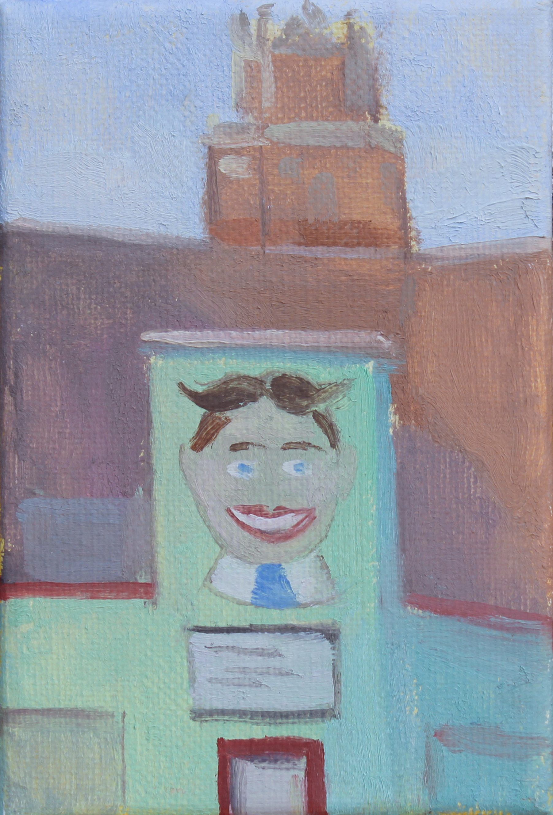    Tillie   oil on canvas 4 x 6” 2019  private collection New Jersey   