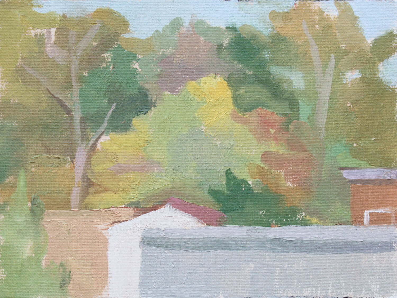    Northeast Fall   oil on canvas 6 x 8” 2019   purchase  