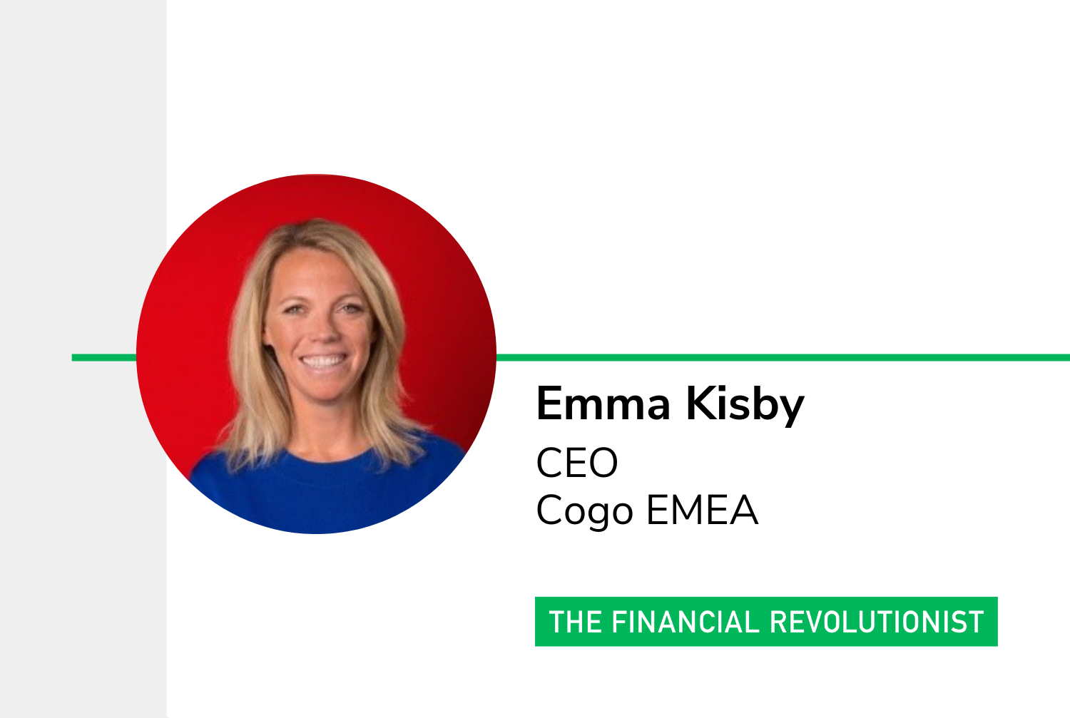 Transitioning to a low-carbon economy with Cogo