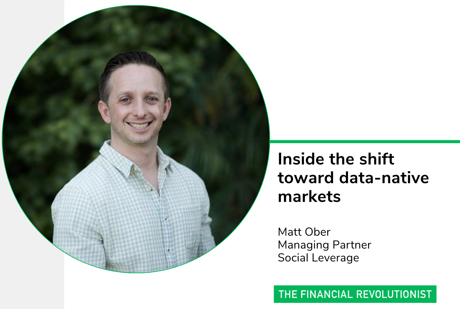 Inside the shift toward data-native markets
