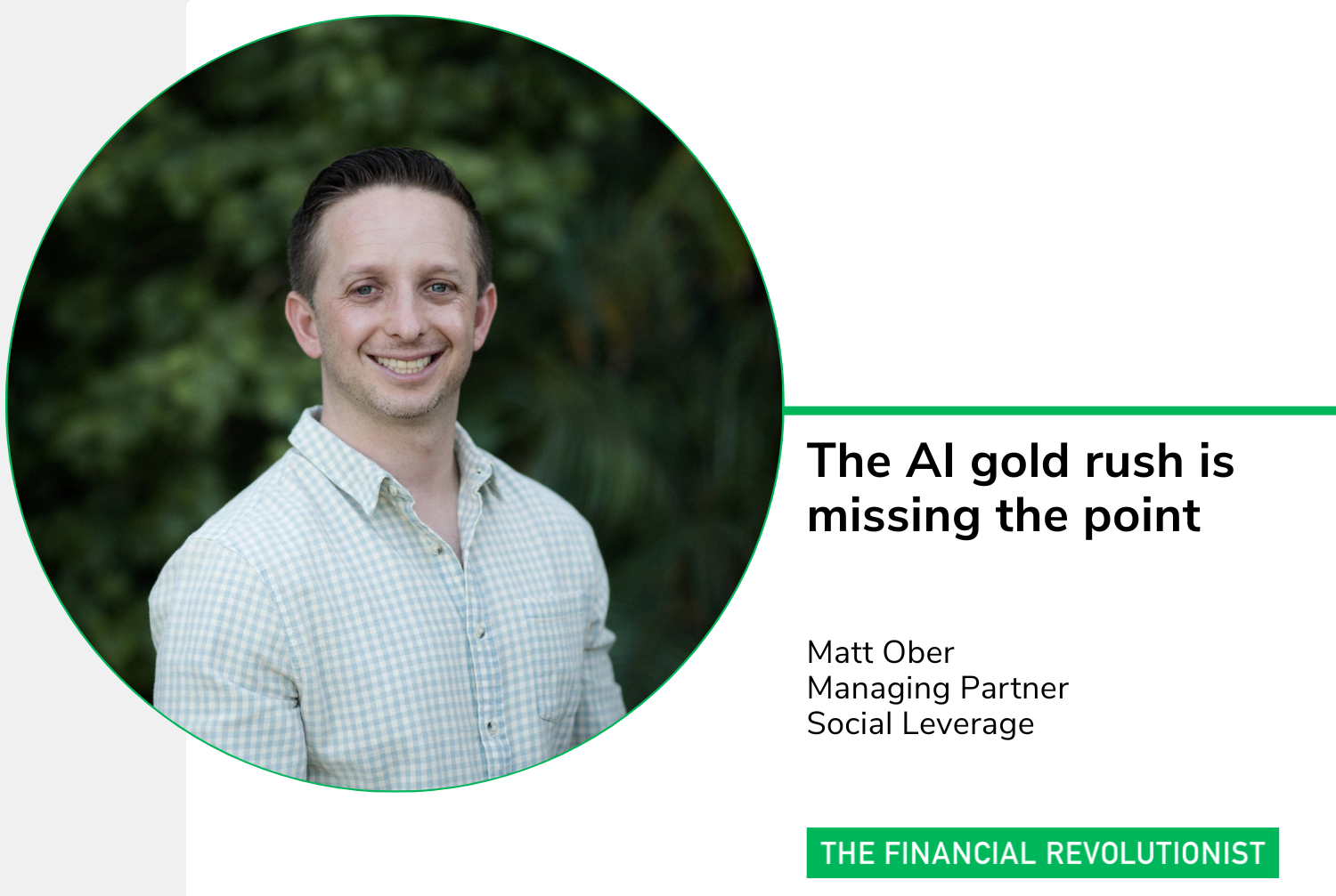 The AI gold rush is missing the point