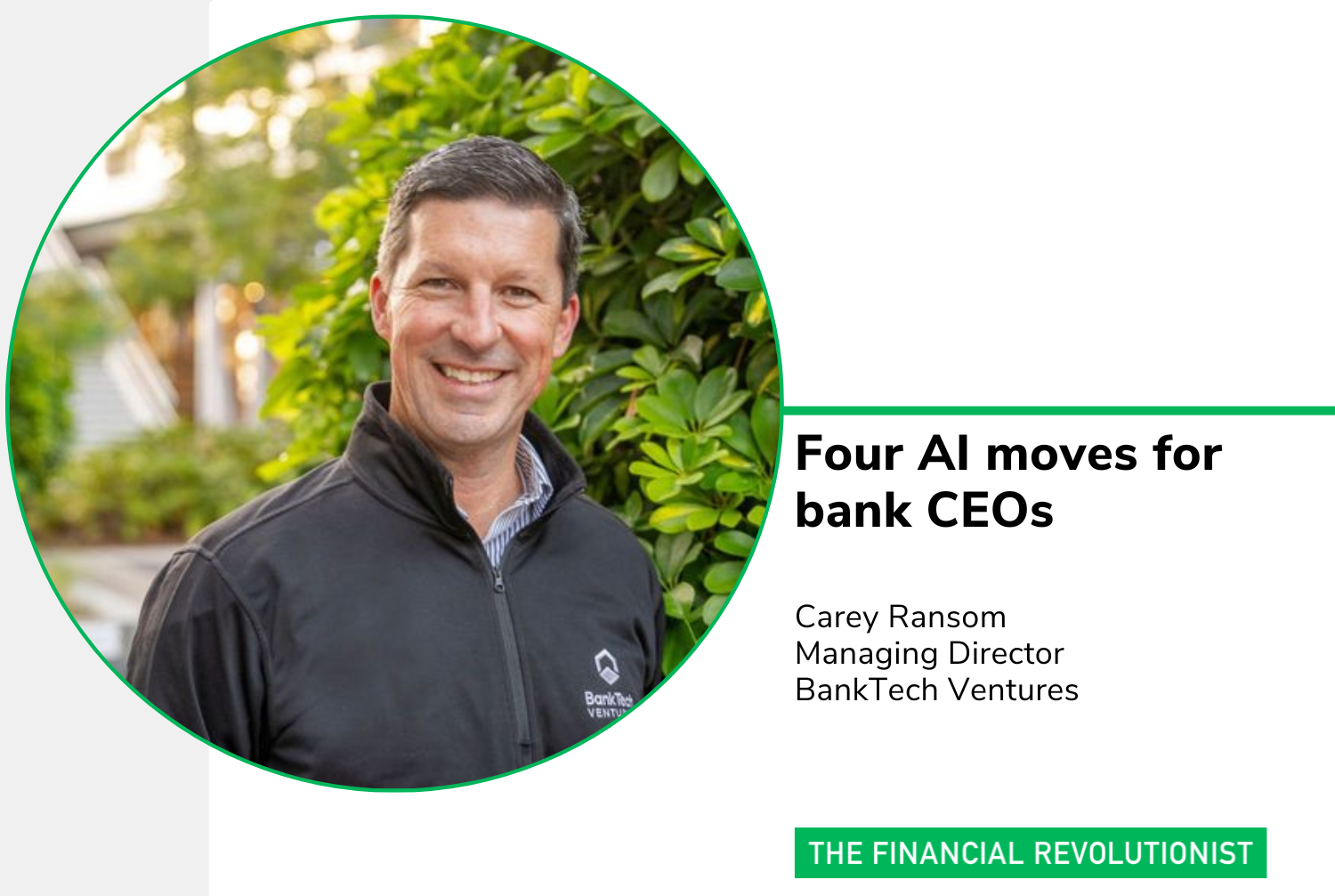 Four AI moves for bank CEOs