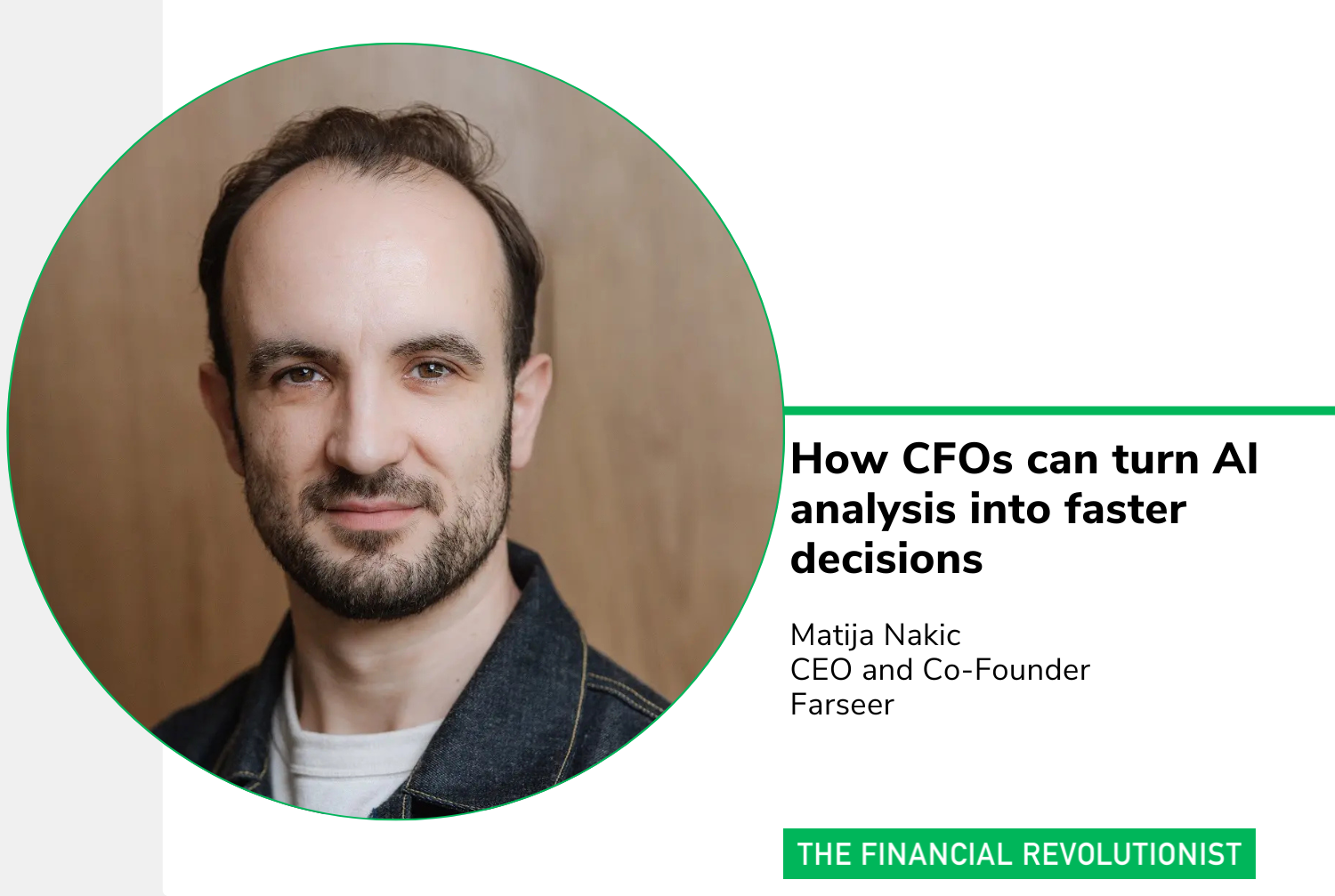 How CFOs can turn AI analysis into faster decisions