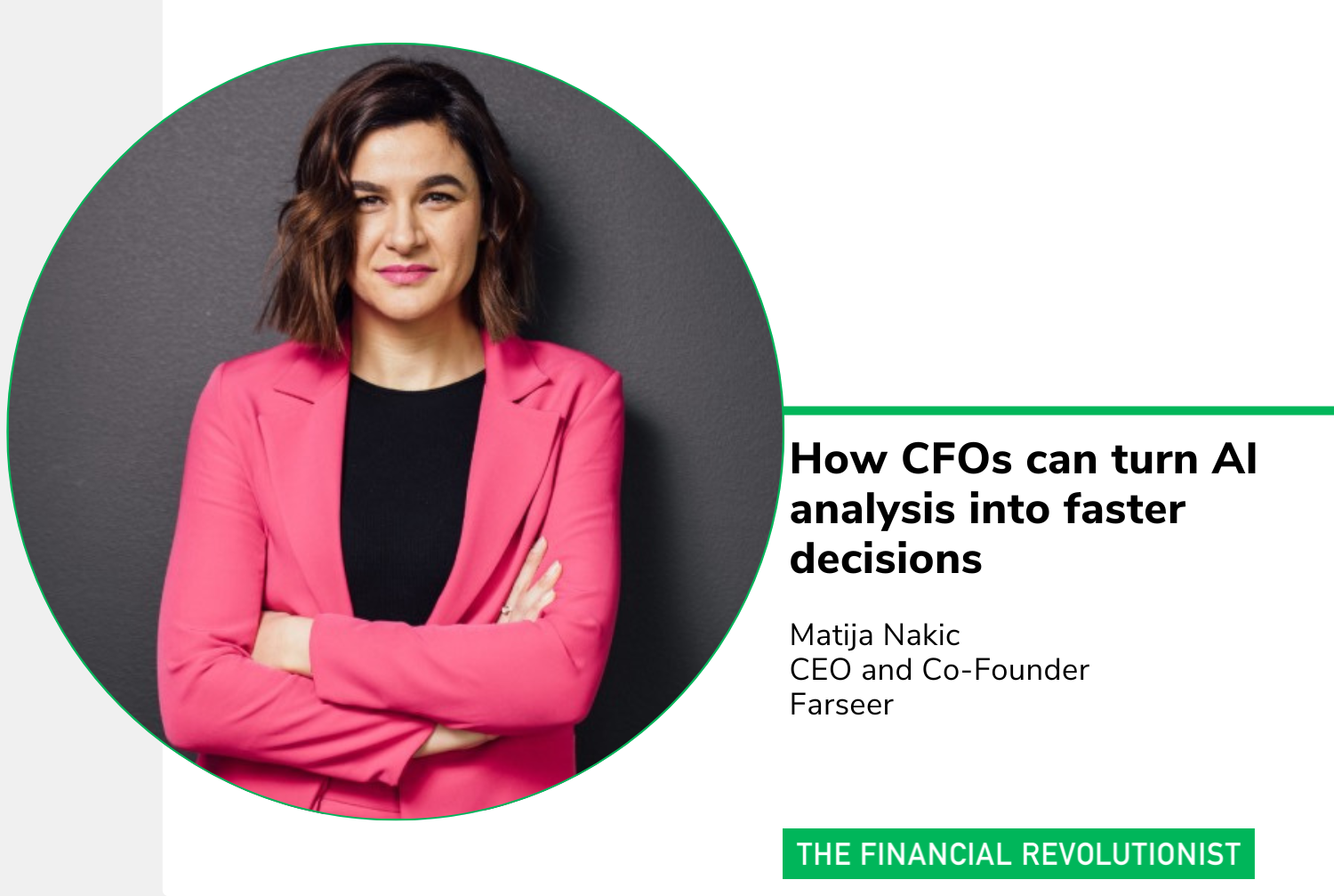 How CFOs can turn AI analysis into faster decisions