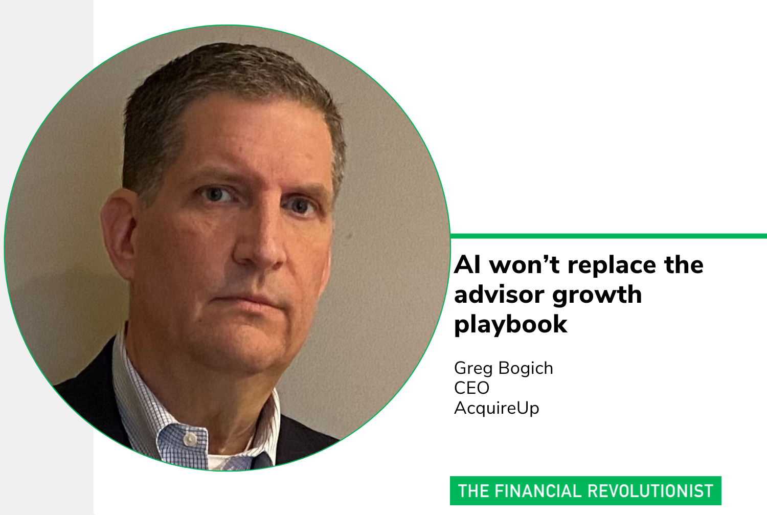 AI won’t replace the advisor growth playbook