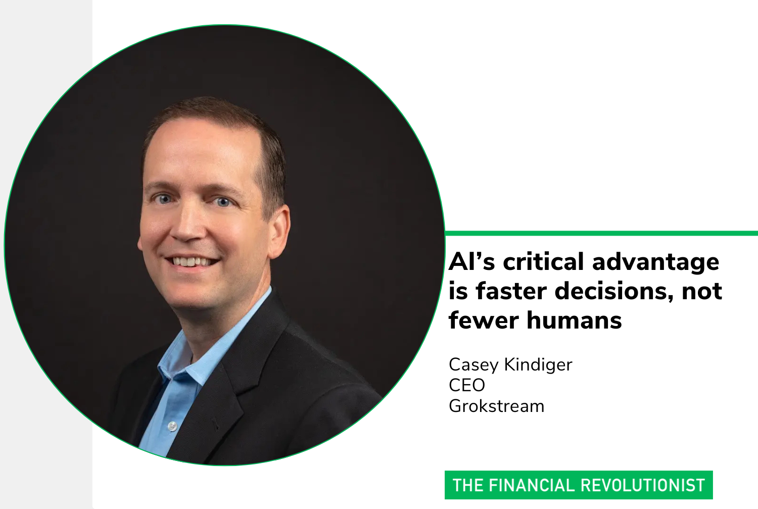 AI’s critical advantage is faster decisions, not fewer humans