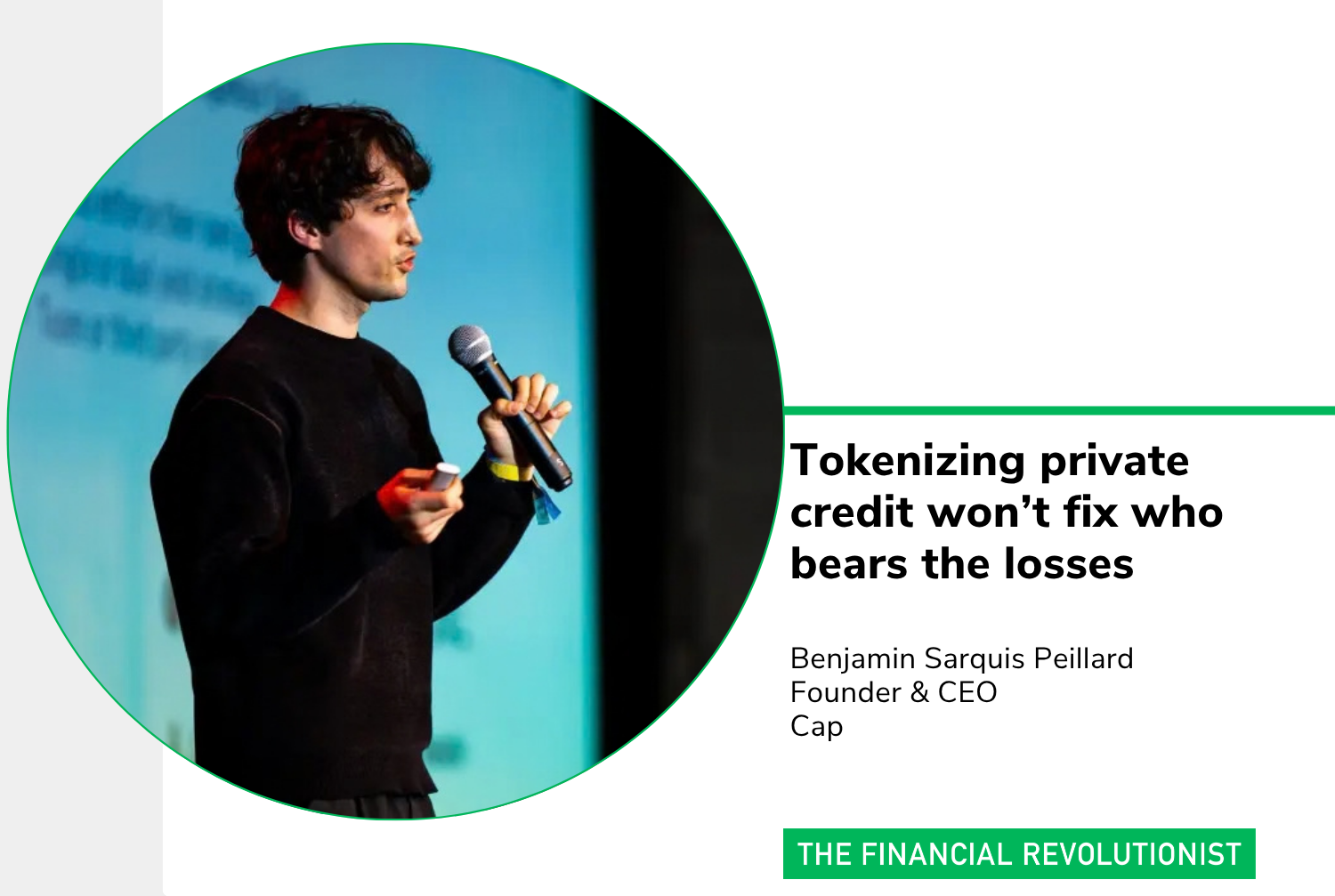  Tokenizing private credit won’t fix who bears the losses