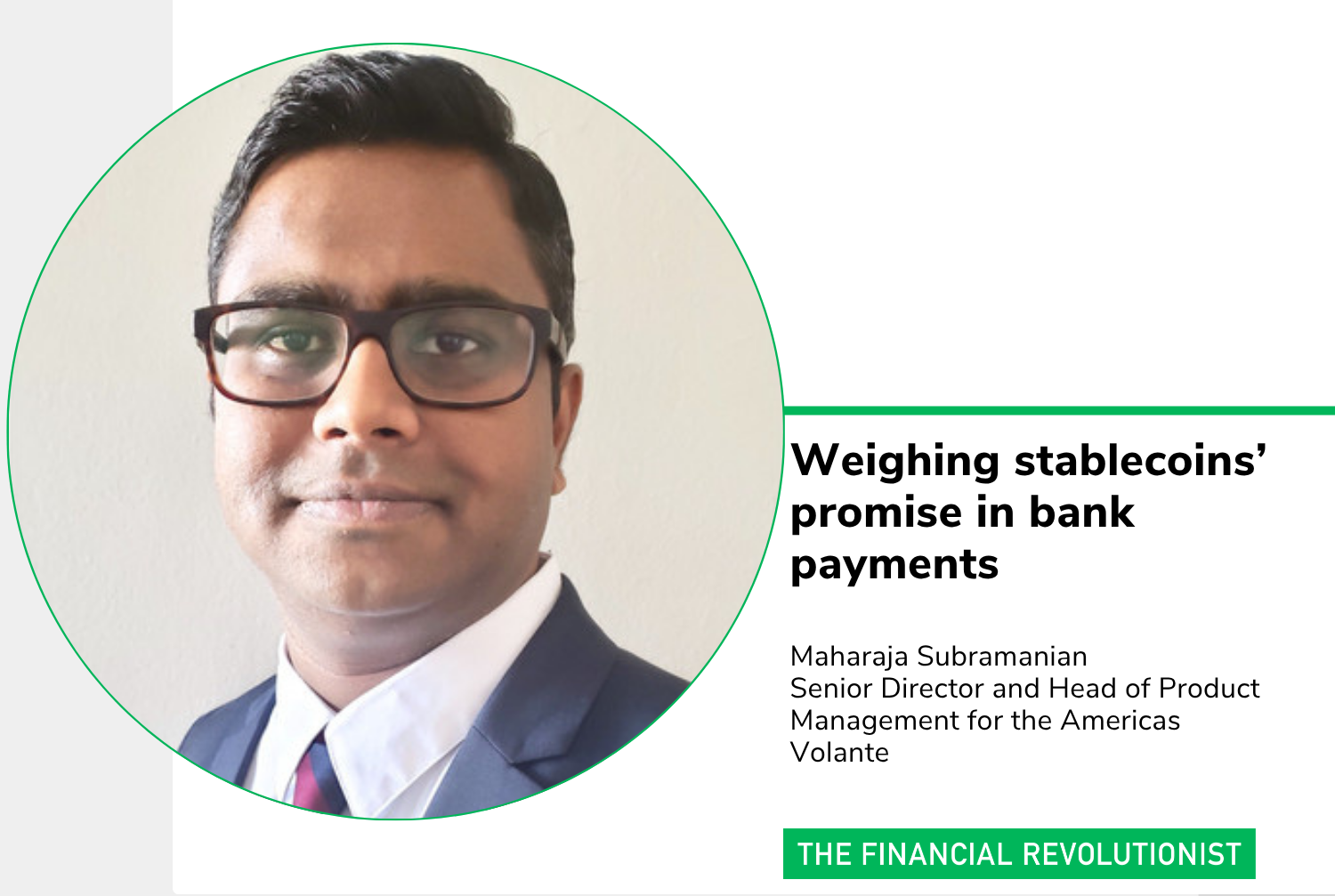 Weighing stablecoins’ promise in bank payments