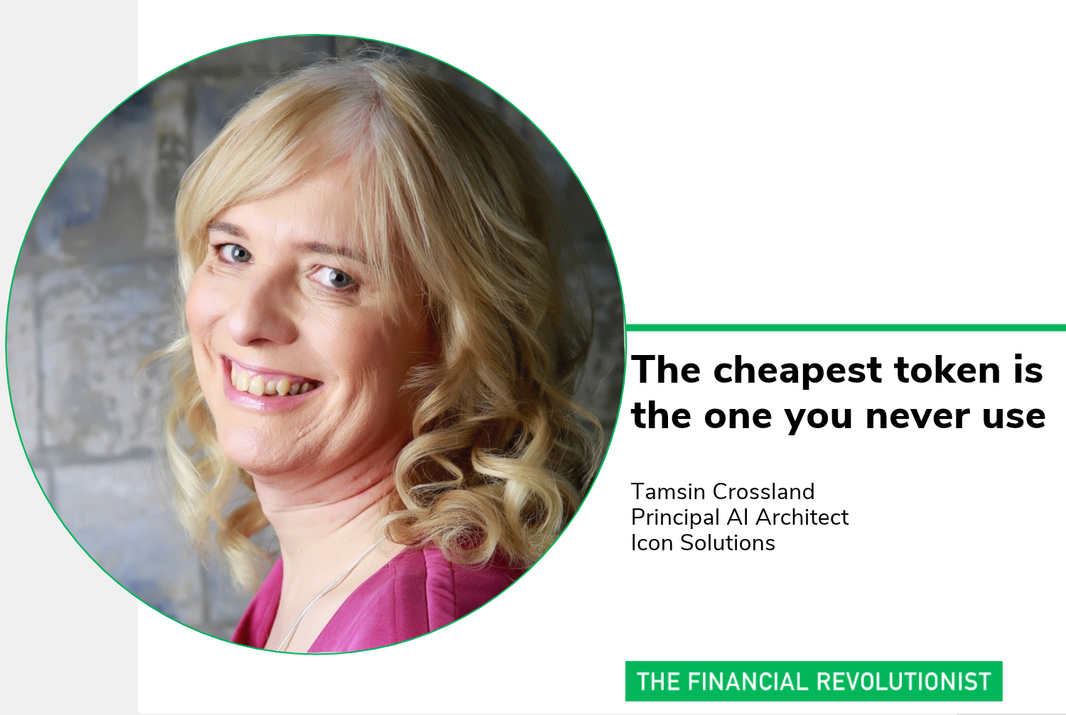The cheapest token is the one you never use