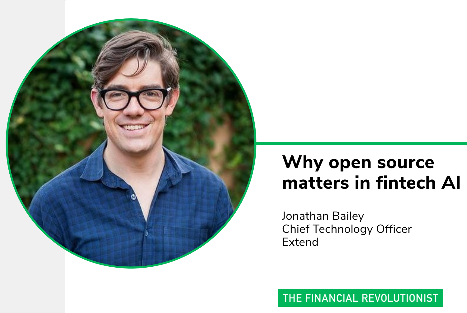 Why open source matters in fintech AI — The Financial Revolutionist