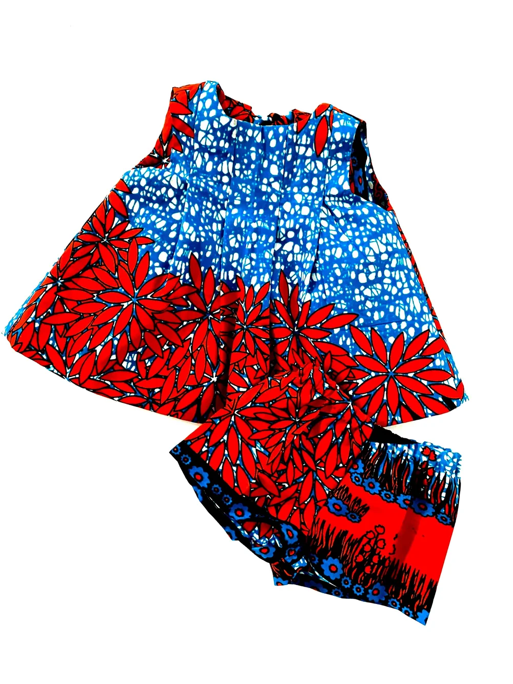 open back dress + shorts (infant)  KICOMO