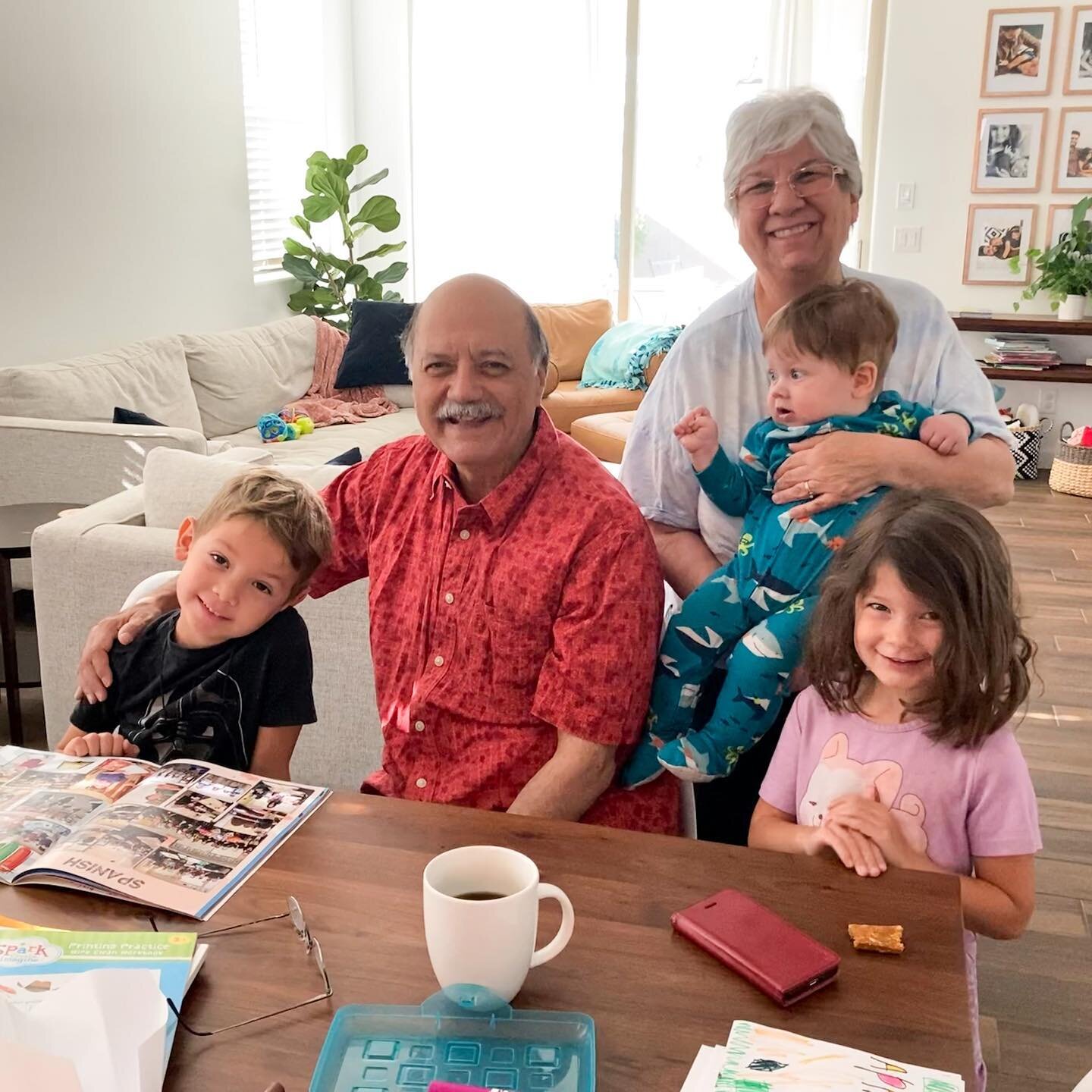 Always a joy for my parents to visit and spend some time with the grandkids!