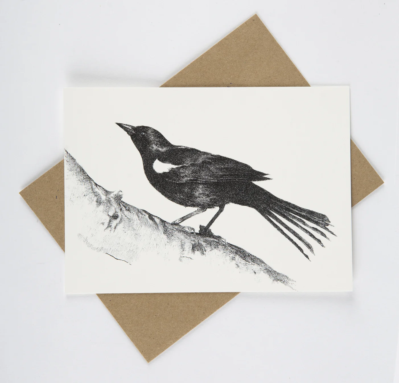 Yellow-Shouldered Blackbird - Flat Card - Rally Caller - Sarah Kaizar - Endangered Species Art
