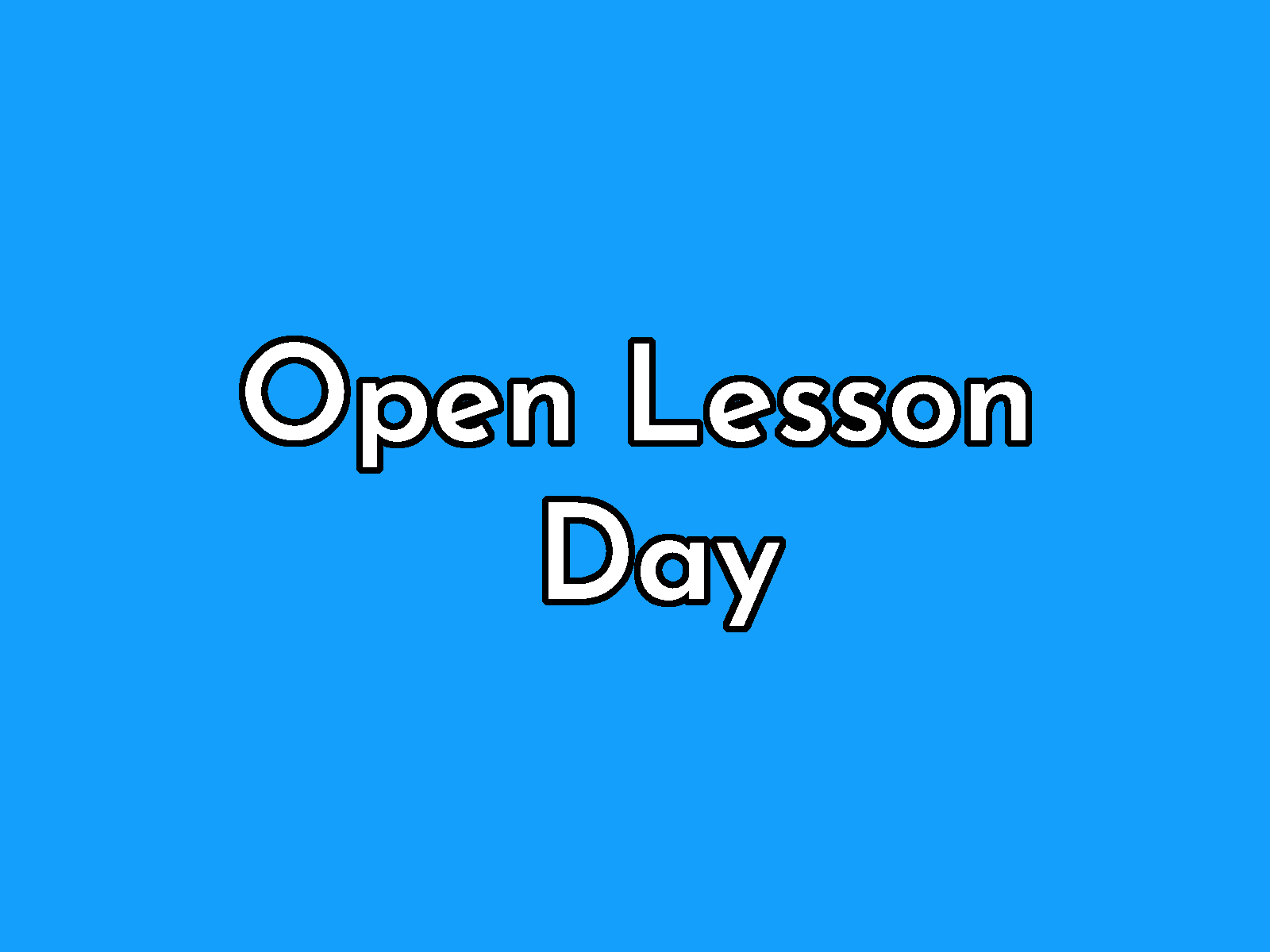 Open Lesson Day