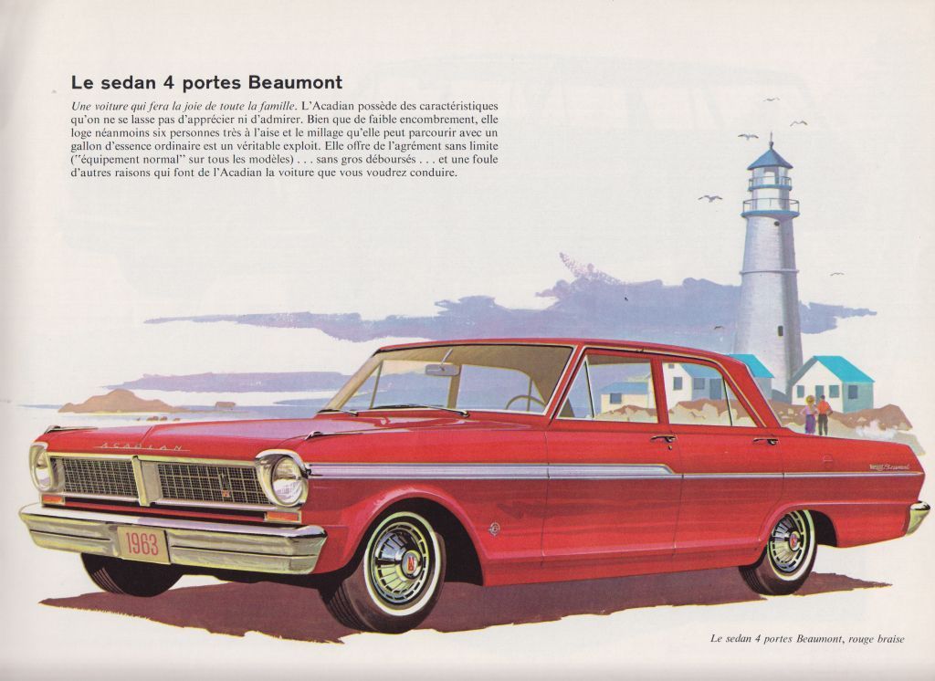 Acadian, 1963 . Collection of the Canadian Automotive Museum.