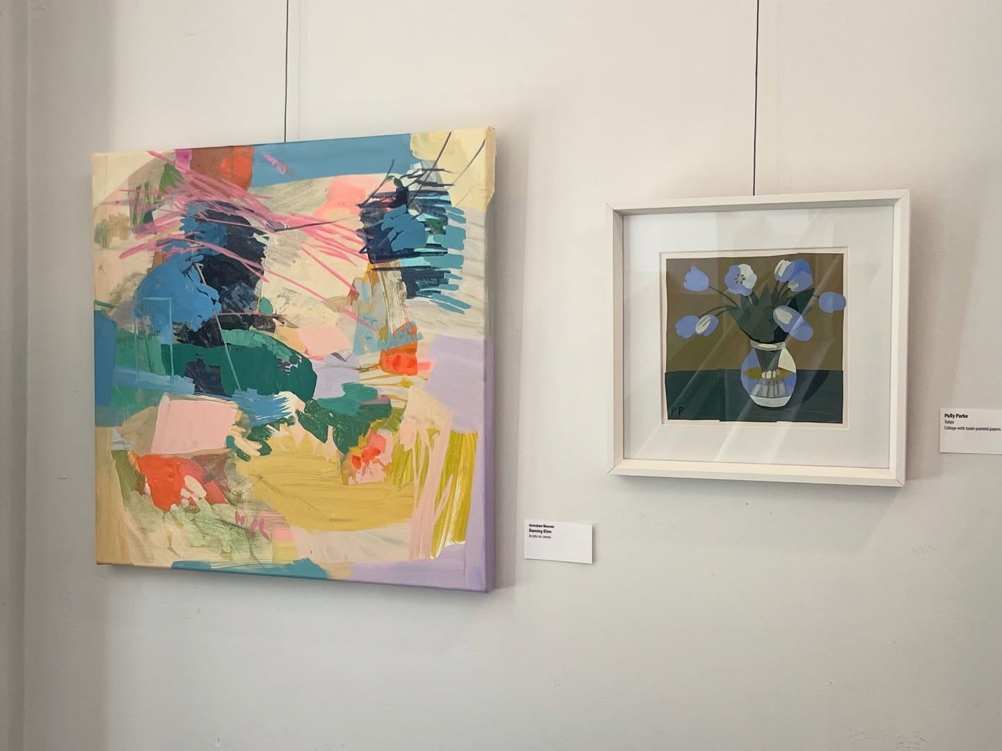 Dear Massachusetts, @pollyparkeart and I would like to invite you to @bedfordlibrary for some lightness and brightness as a welcome respite from Saturday&rsquo;s predicted weather forecast for&hellip; surprise! RAIN AGAIN! 🤣😭 &ldquo;Kaleidoscope&rd