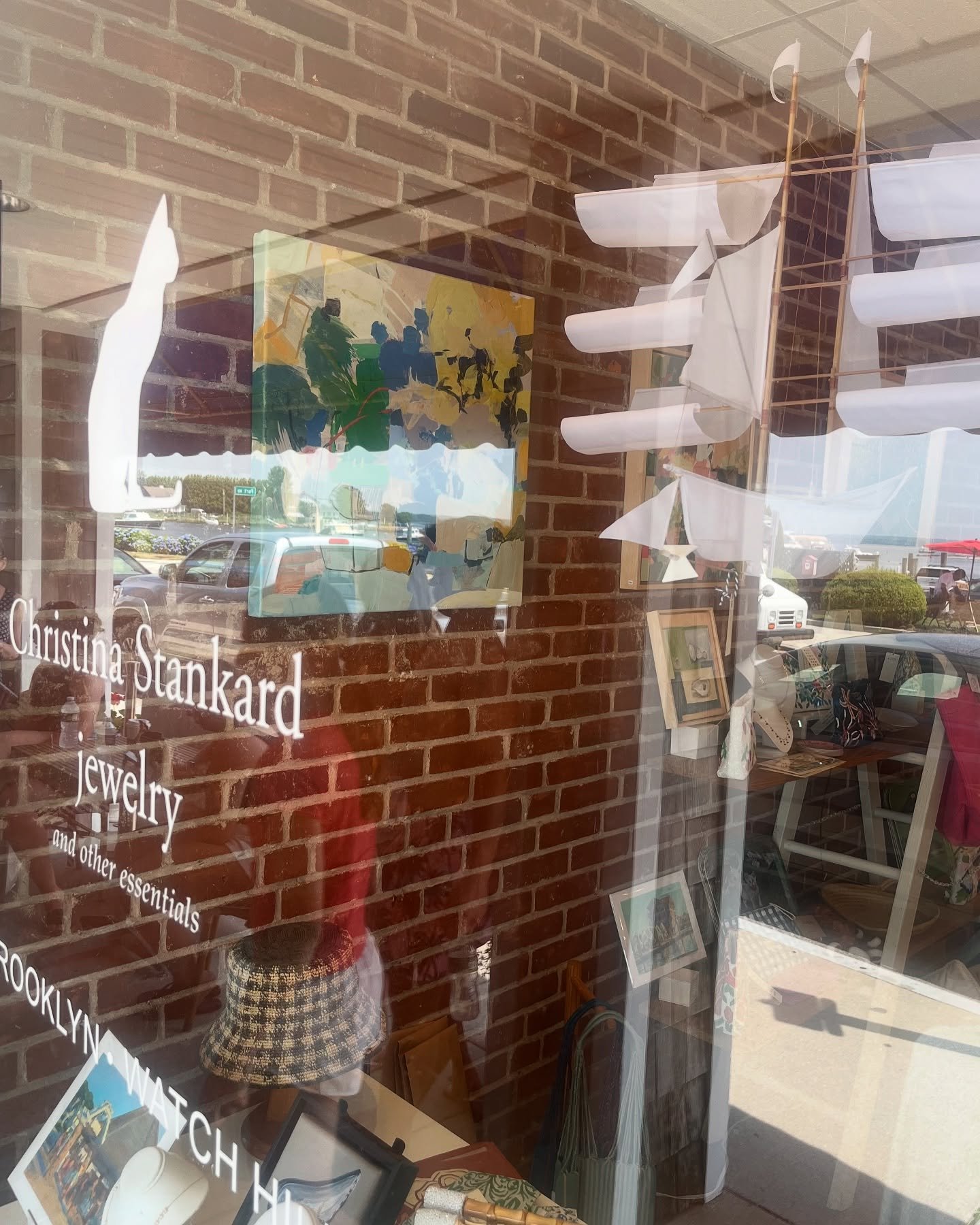 Day trip to my new favorite store in the Watch Hill neighborhood of Westerly, Rhode Island&mdash;@christinastankardjewelry ! WOW, Christina&rsquo;s jewelry is incredible (wanted to buy it all!) and everything in this store absolutely shines! So aweso