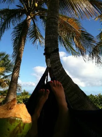 The beach is just a walk away from your Barefoot Travelers' guest house.