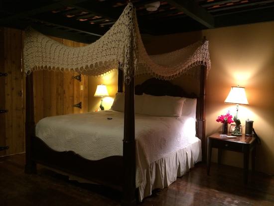 Let your worries slip away in one of the Hacienda's many canopy beds.