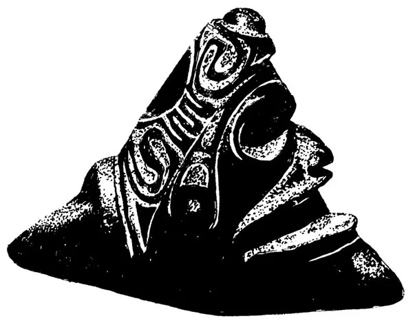 A representation of the Taino deity Yúcahu , a guardian of the Taino that was said to reign from his throne on the El Yunque peak.