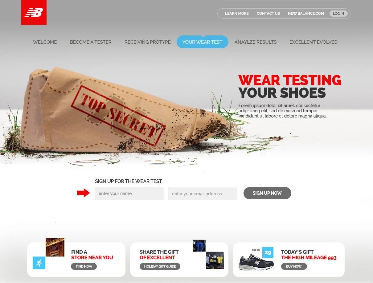 new balance product tester