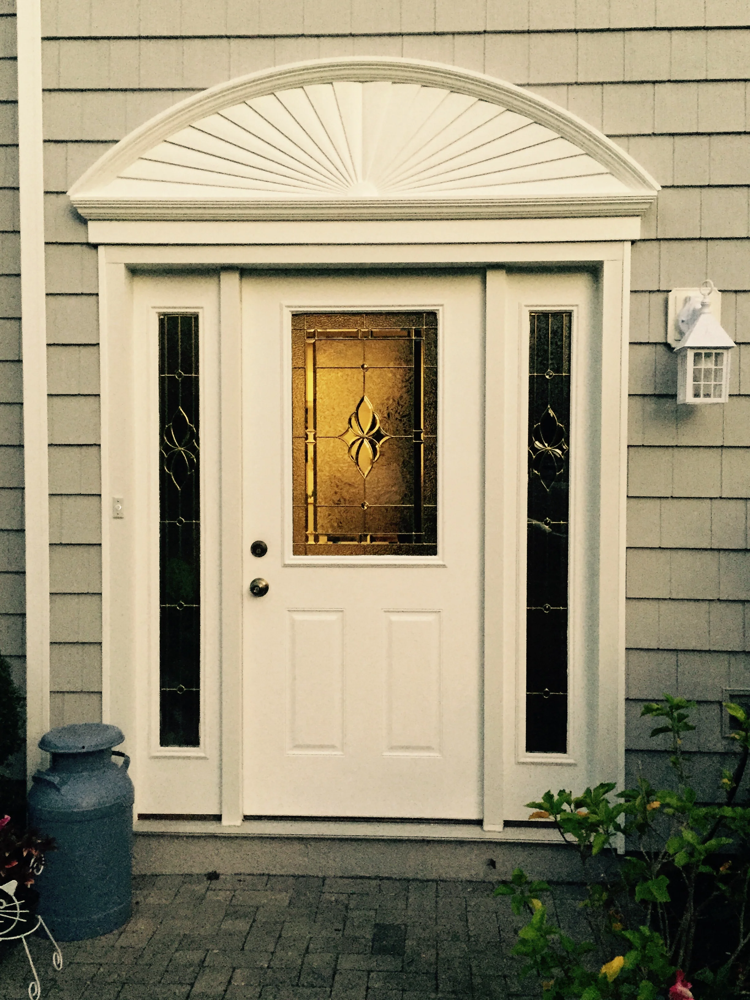 New Shake Siding and Door