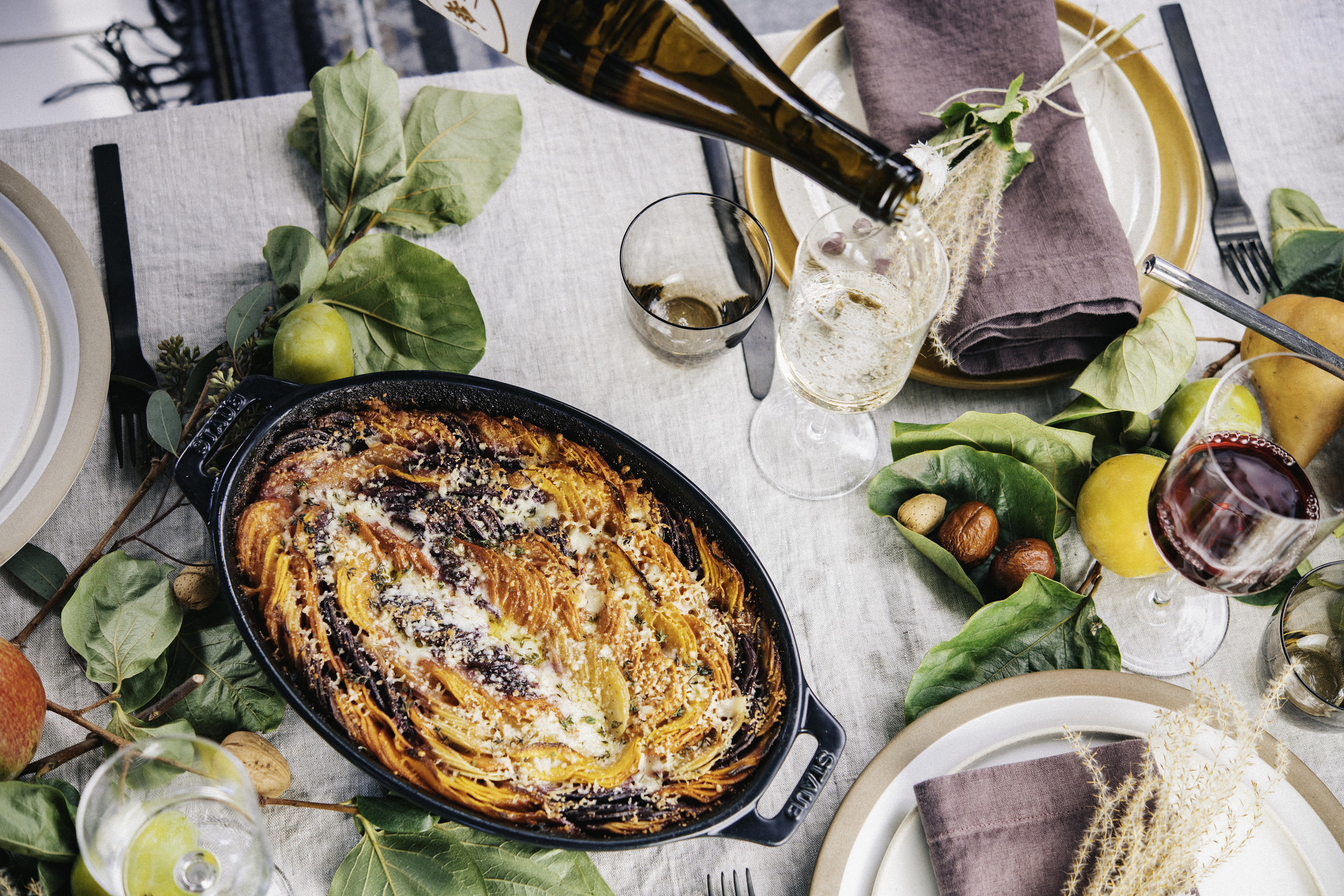 Talk about layers: Denisse’s Root Vegetable Gratin (recipe on Le Petit Eats ).