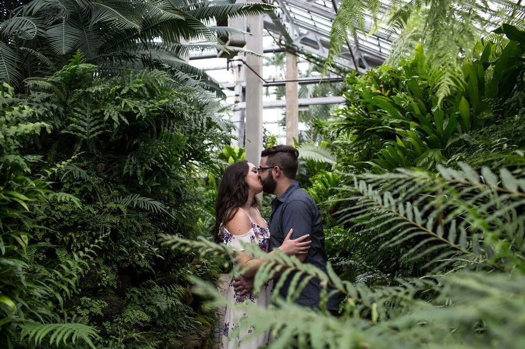 Dreamy Garfield Park Conservatory Engagement