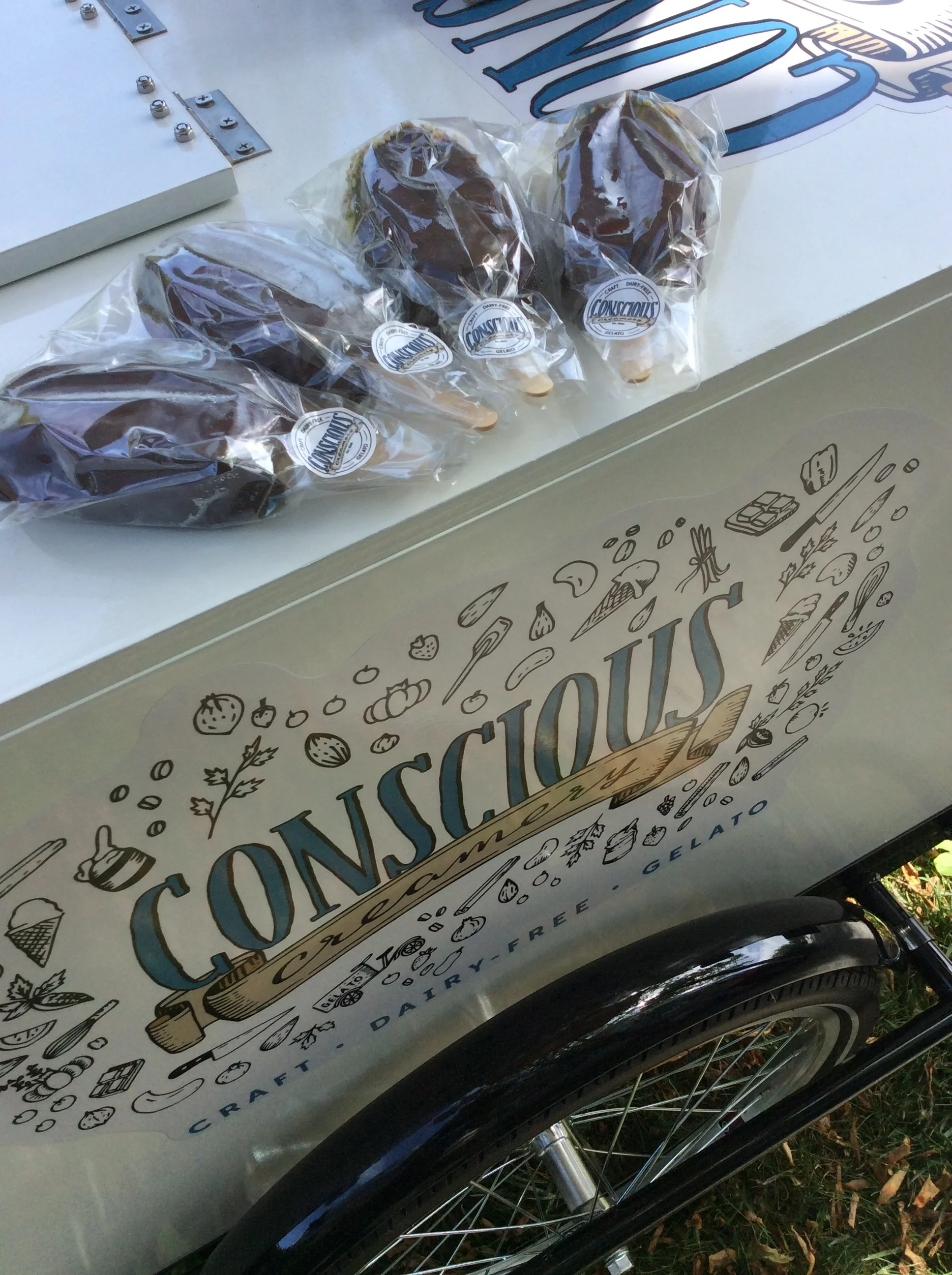 We'll be Scooping and debuting our Gelato Bar Tricycle