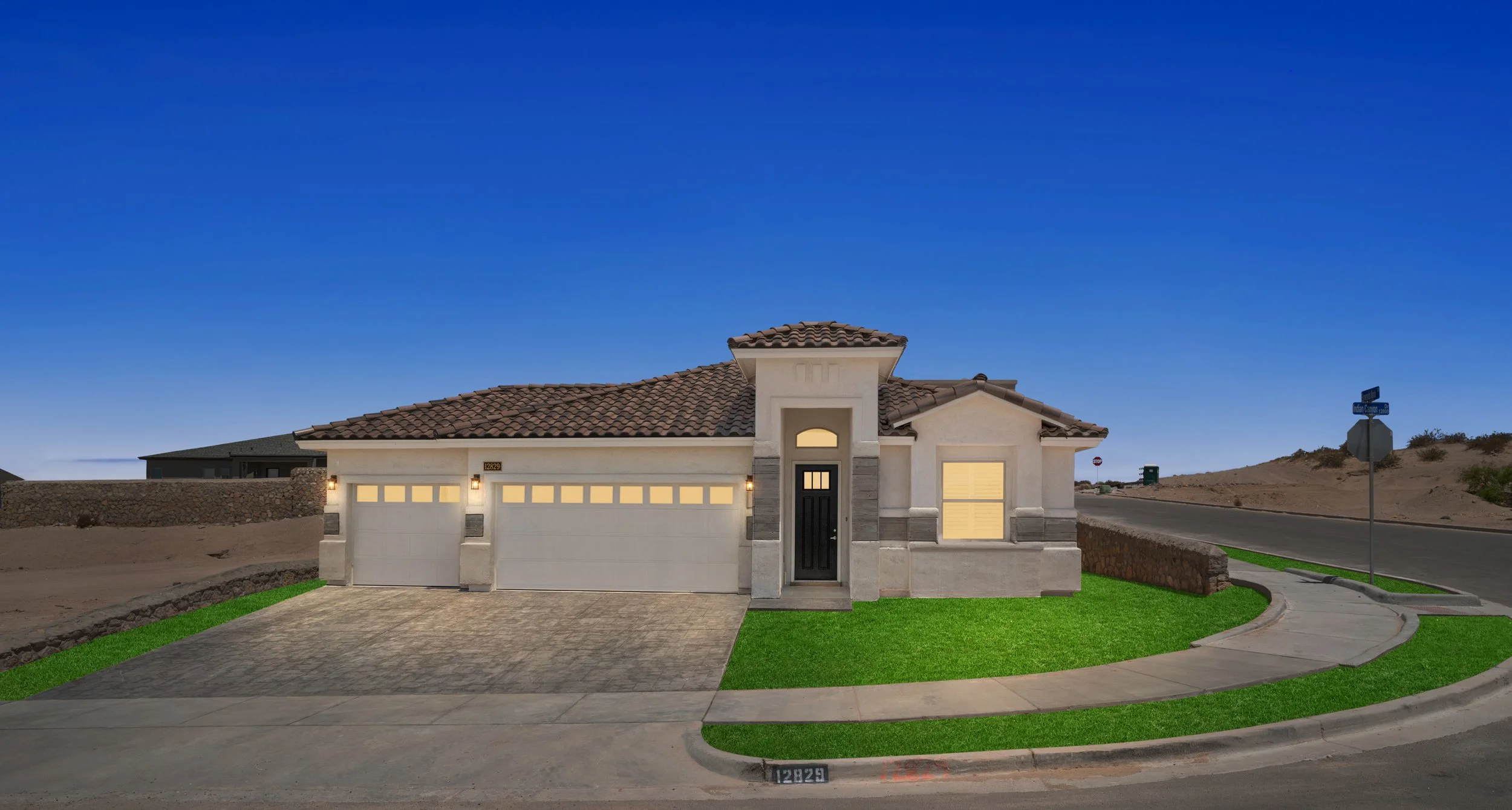Virtue Plan - Triple Car Garage