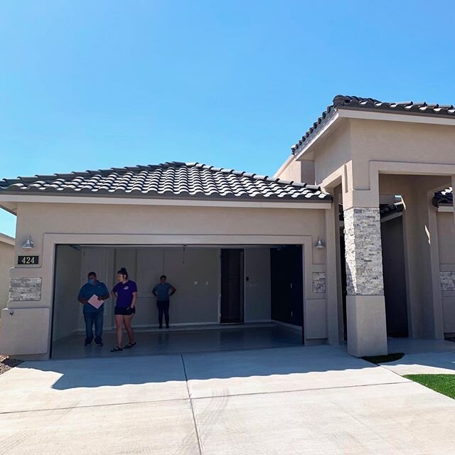 Final walkthroughs and color selections done safely. 💪 We have the best customers and the best agents! And as usual, this was another clean Loyalty inspection. 😉 #designedforlife