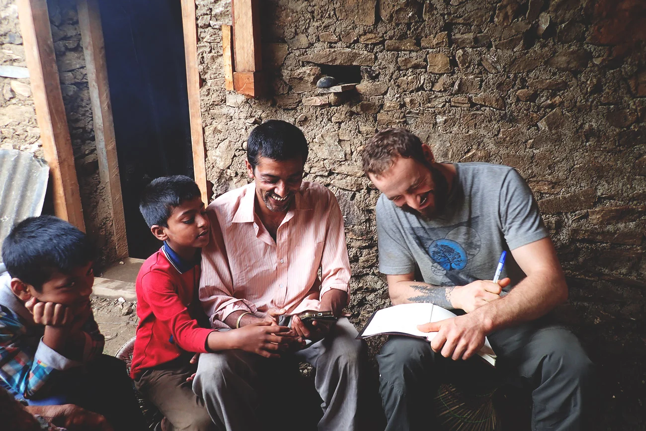 Fraser Learning Nepali with Ramsharan