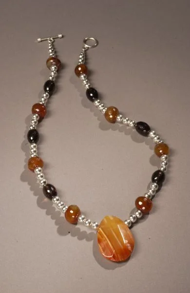 Agate & Carnelian Necklace