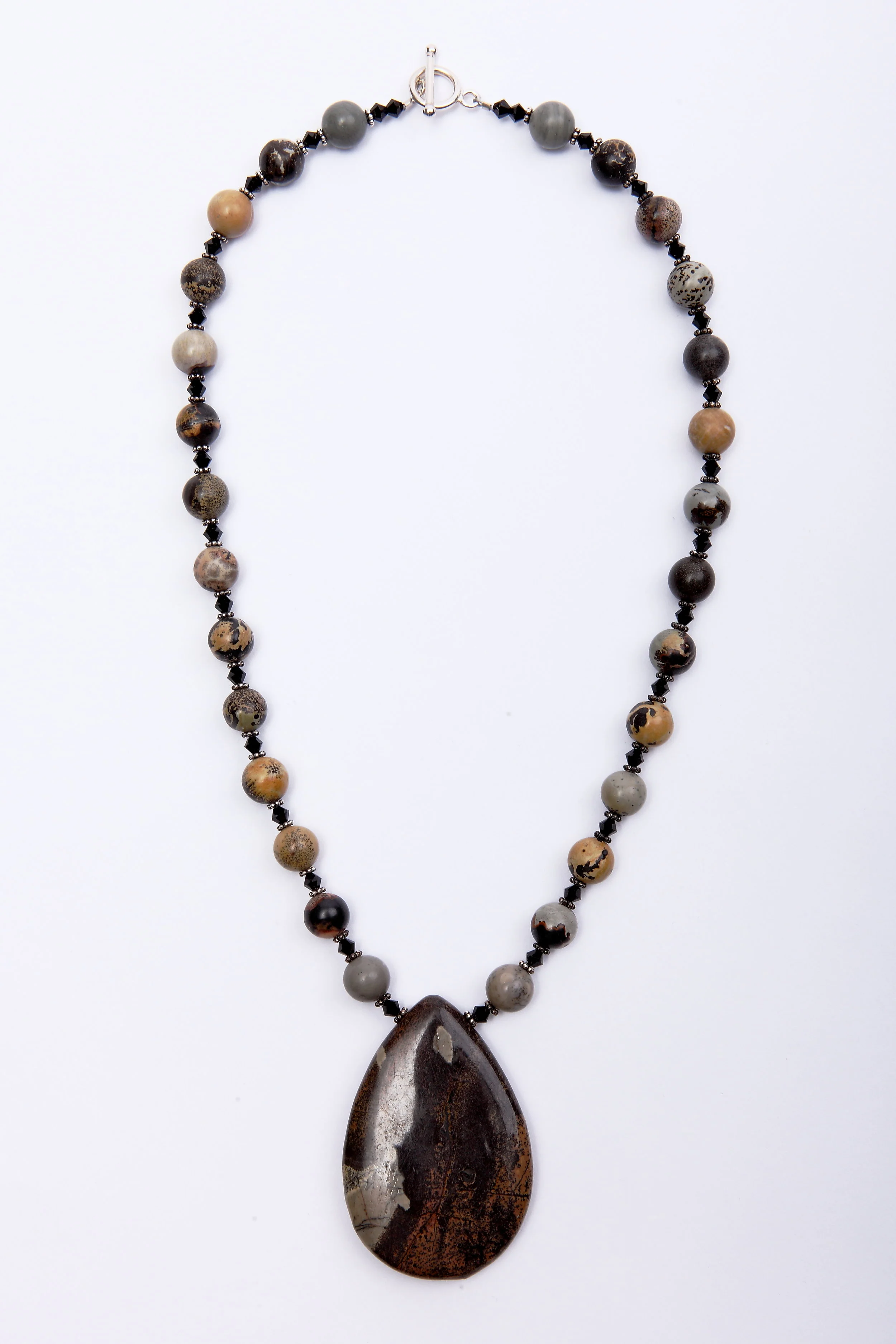 +Leopard Jasper Necklace