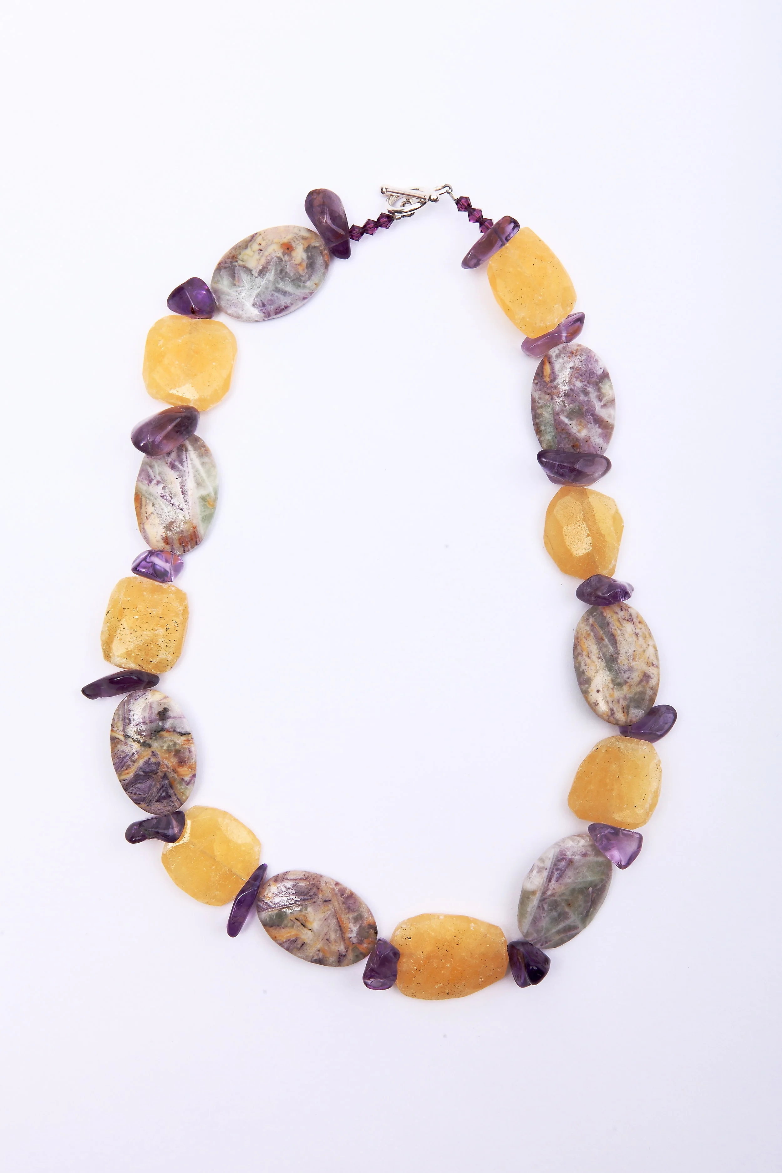 +Chorolite &amp; Citrine Necklace