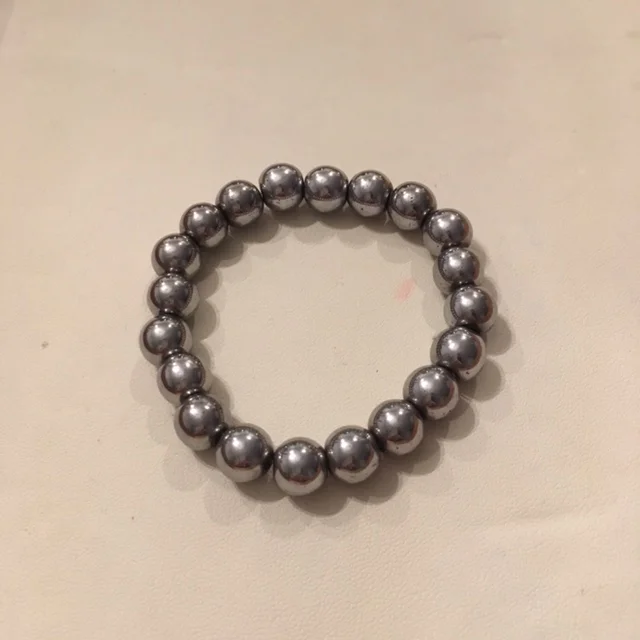 Light Hematite Gemstone Bracelet