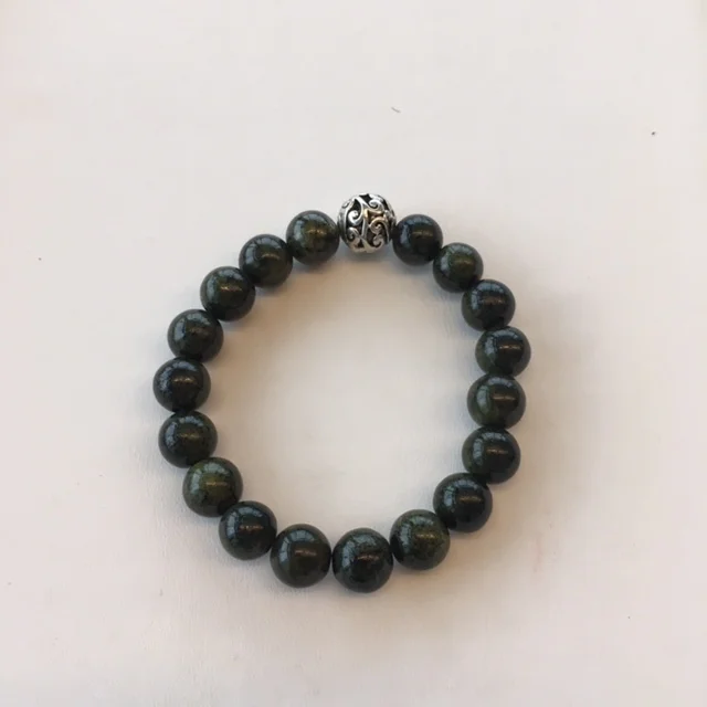 +Dark Green Adventurine Gemstone Bracelet