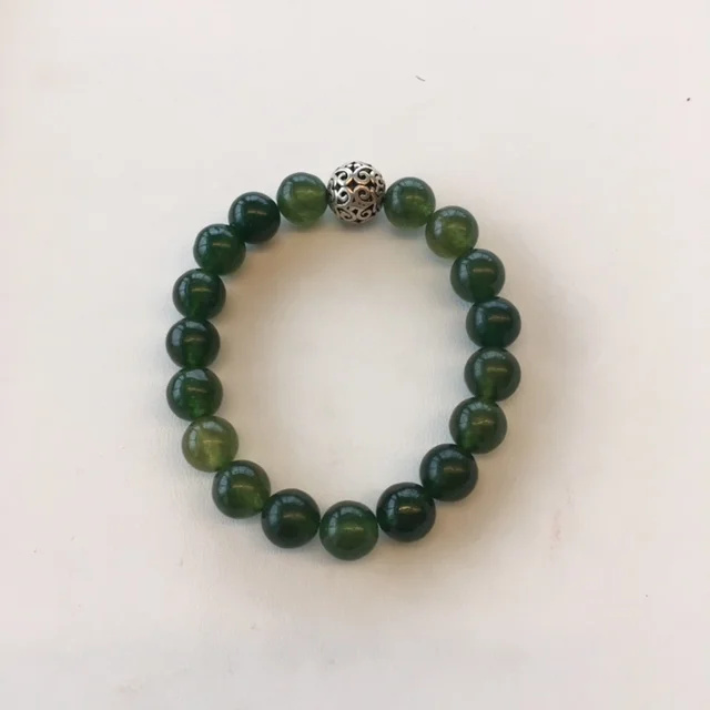 +Medium Green Adventurine Gemstone Bracelet