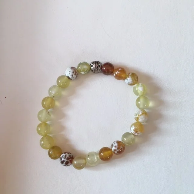 Multi Shades of Yellow Quartz Bracelet — Cindy David Designs