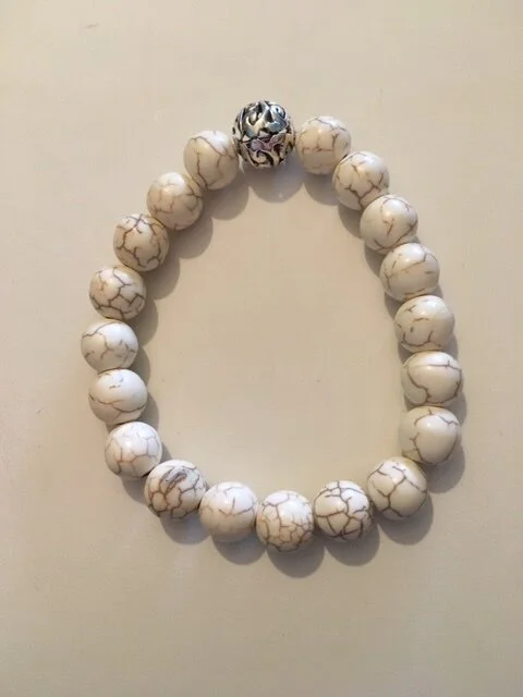 +White Howlite Gemstone