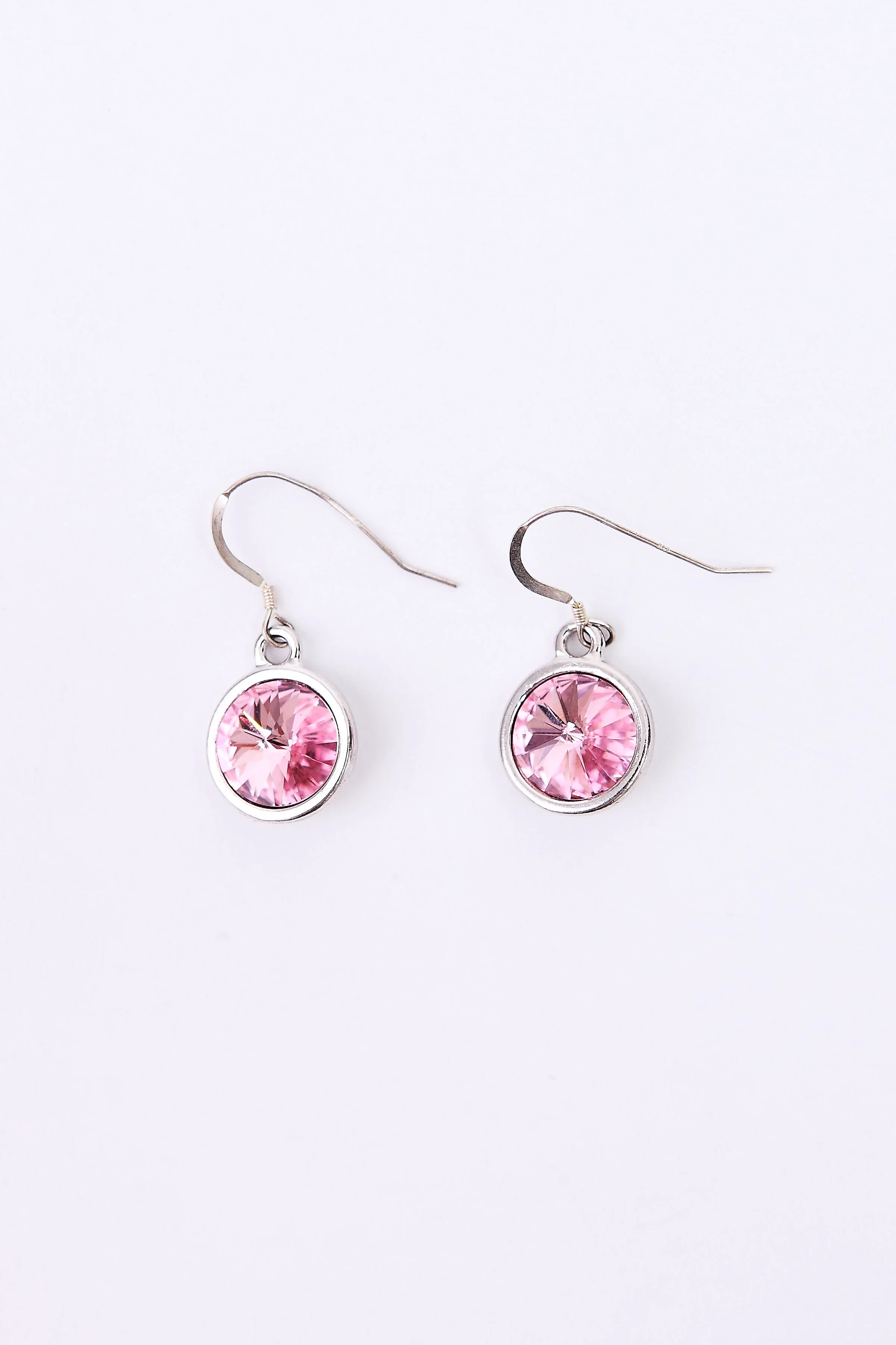 +Light Rose Rivoli Earrings