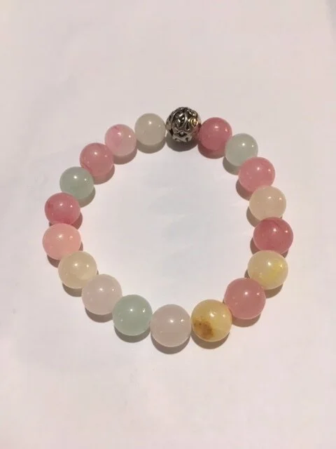 Pastel Quartz Gemstone Bracelet